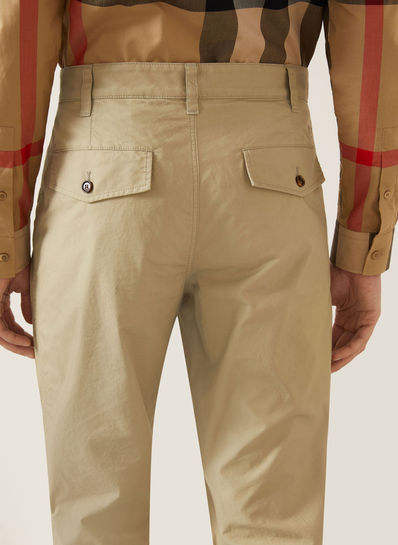 BURBERRY Chino ARTHUR Regular Fit: BEIGE