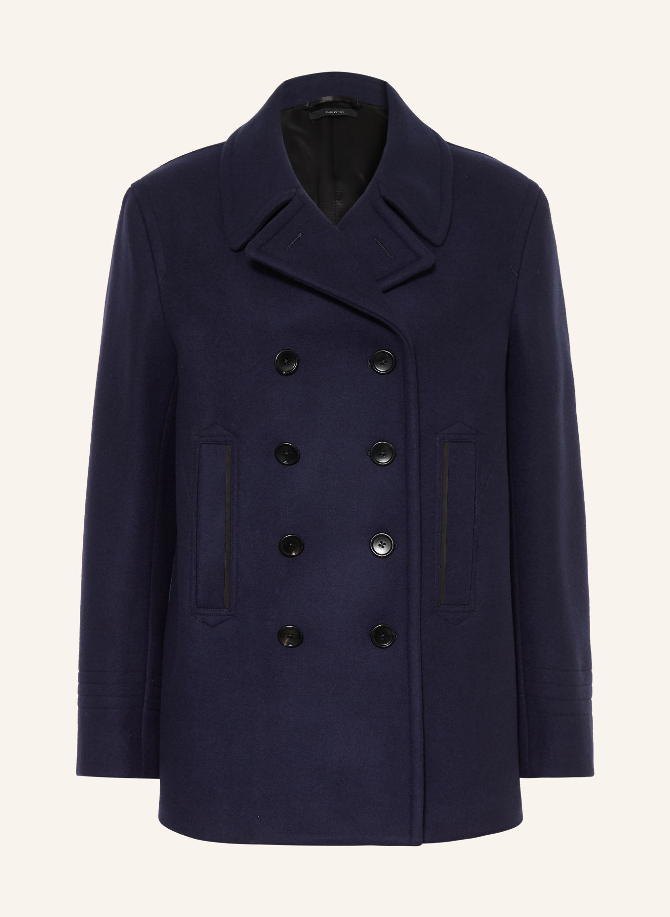 TOM FORD Pea coat: DARK BLUE