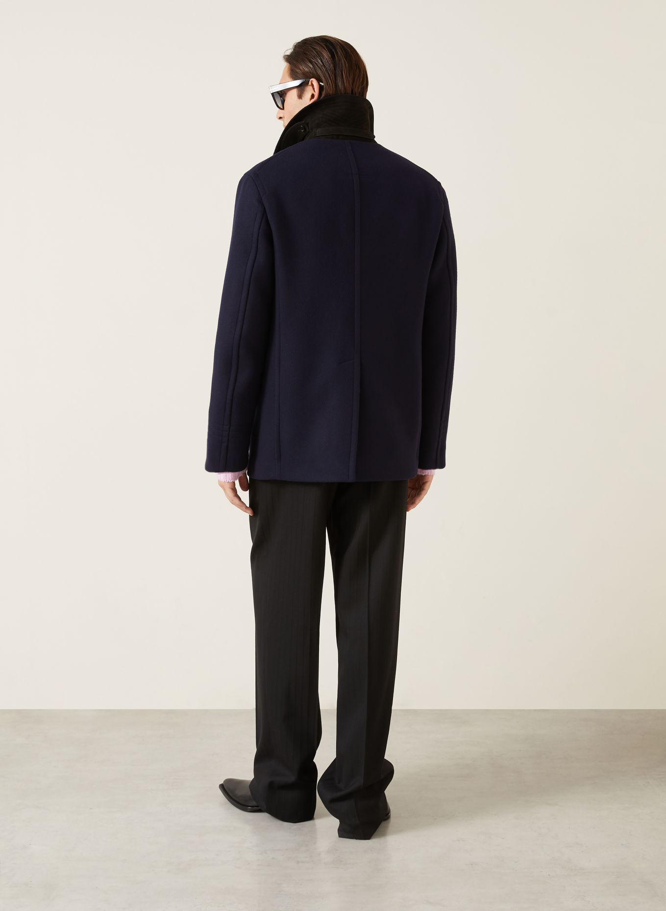 TOM FORD Pea coat: DARK BLUE