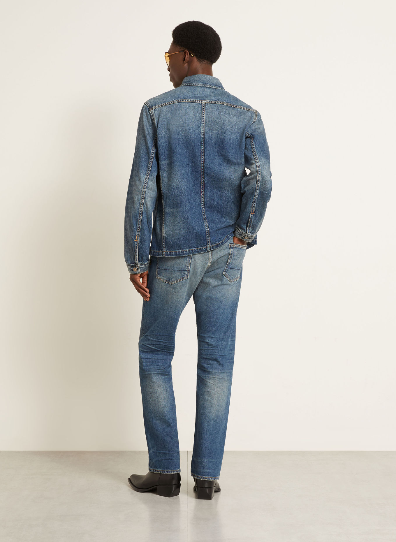 TOM FORD Regular-Fit Jeans: UBN WASHED INDIGO