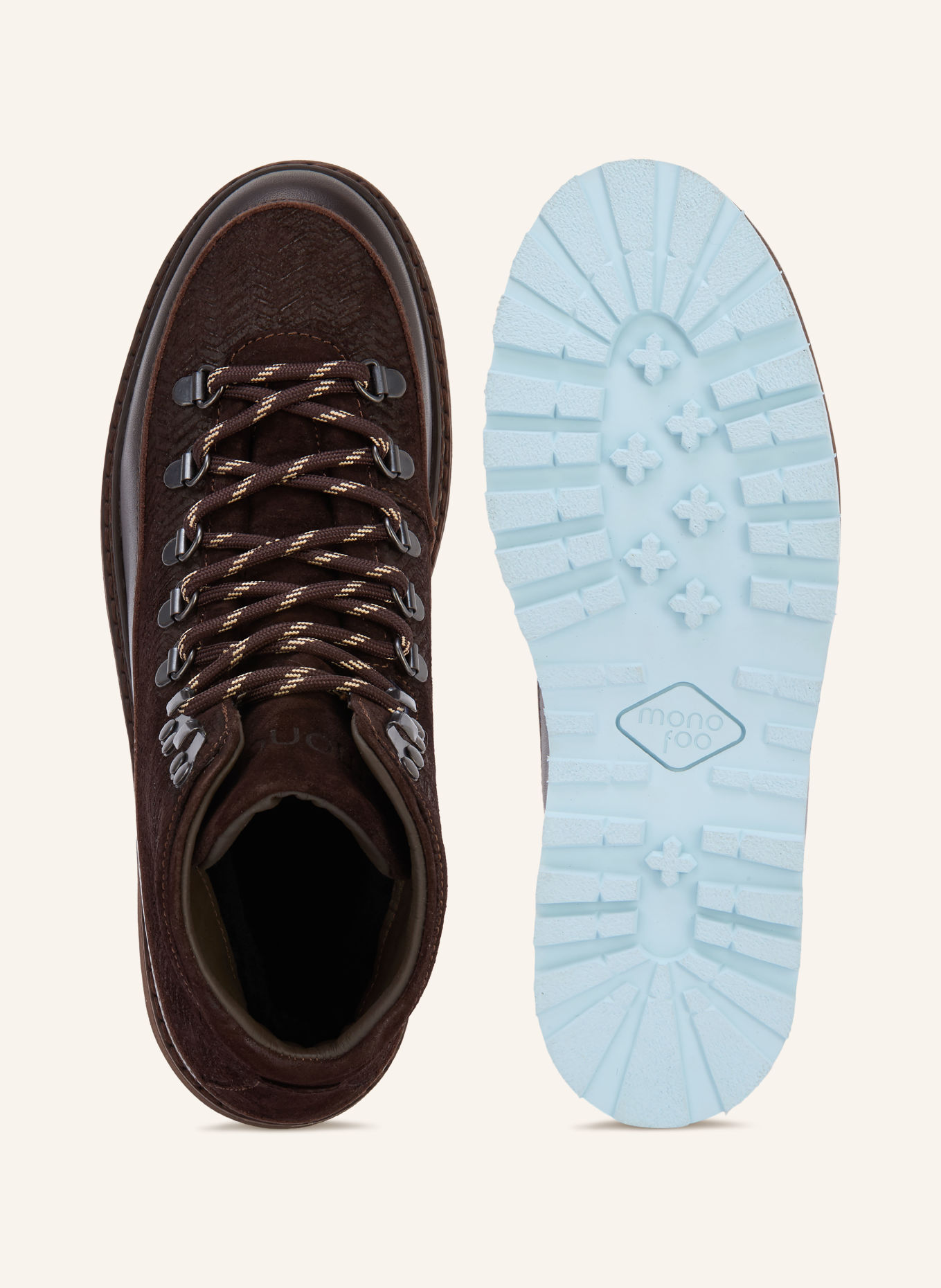 mono CORE CAP Lace-up boots: DARK BROWN