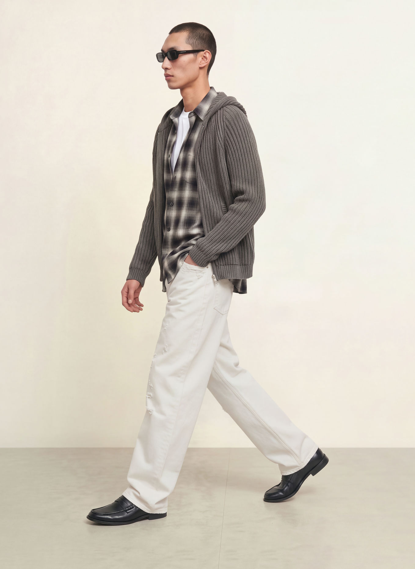 OUR LEGACY Jean VAST CUT, coupe large et ample: Old Chalk Wash