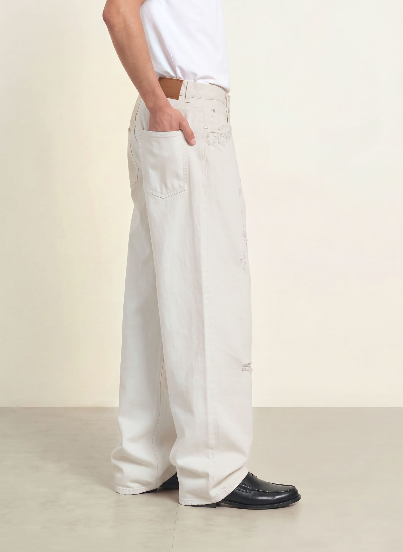 OUR LEGACY Jean VAST CUT, coupe large et ample: Old Chalk Wash