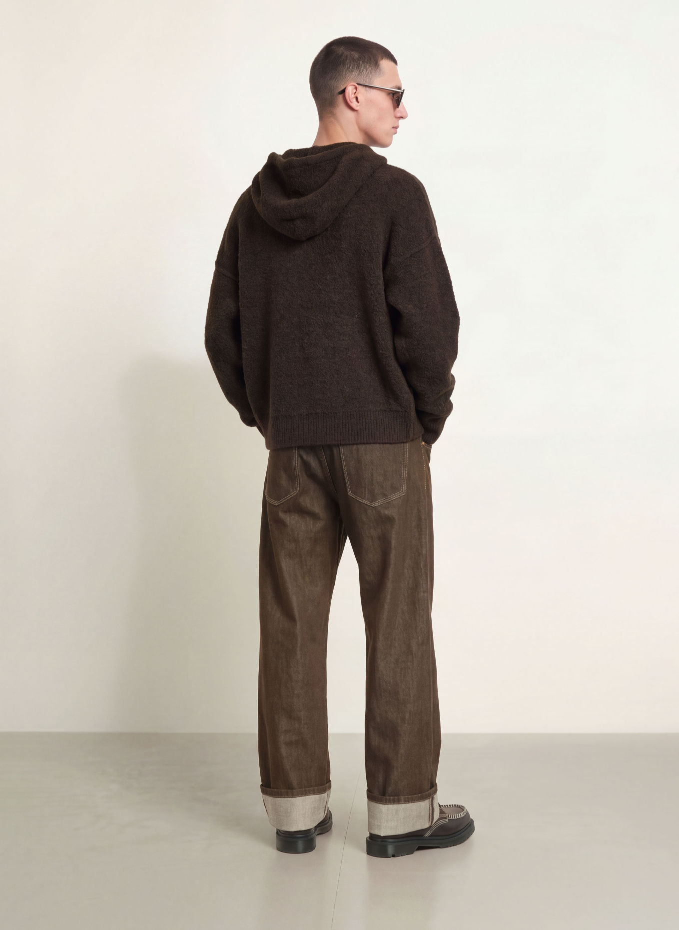 DRYKORN Strickjacke KHALIO: DUNKELBRAUN