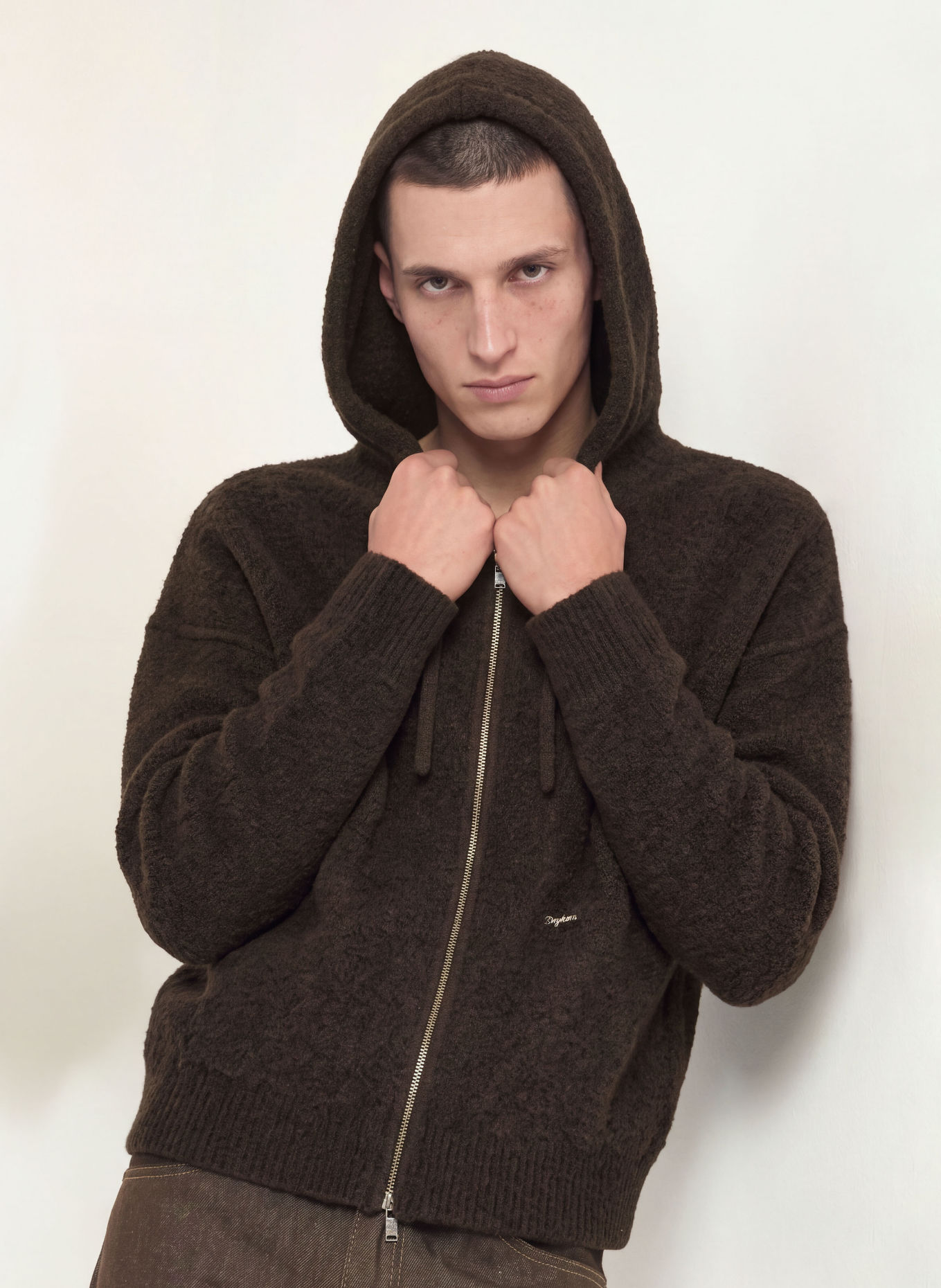 DRYKORN Strickjacke KHALIO: DUNKELBRAUN