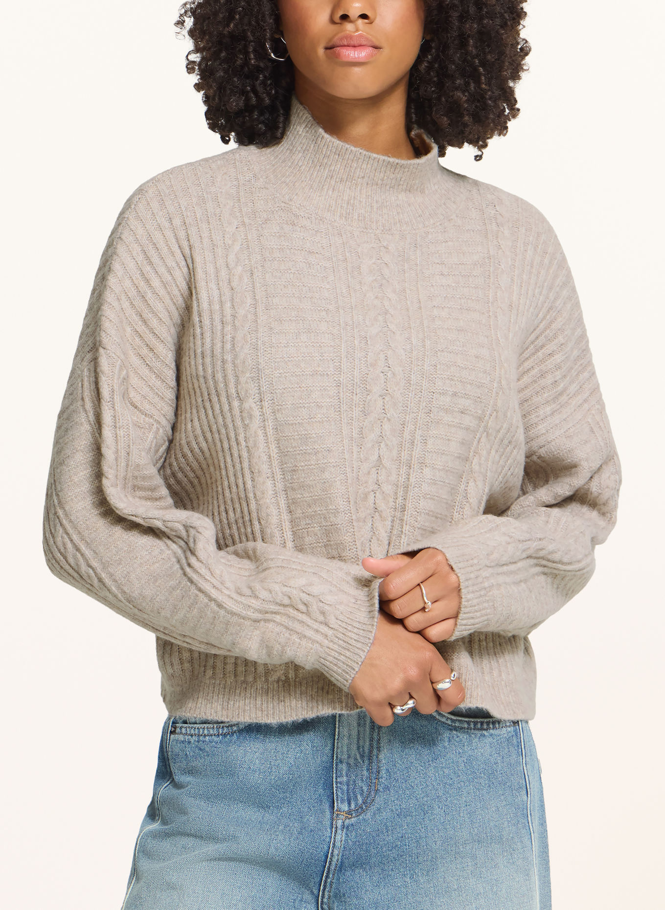 ICHI IHMYLLE Sweater: BEIGE