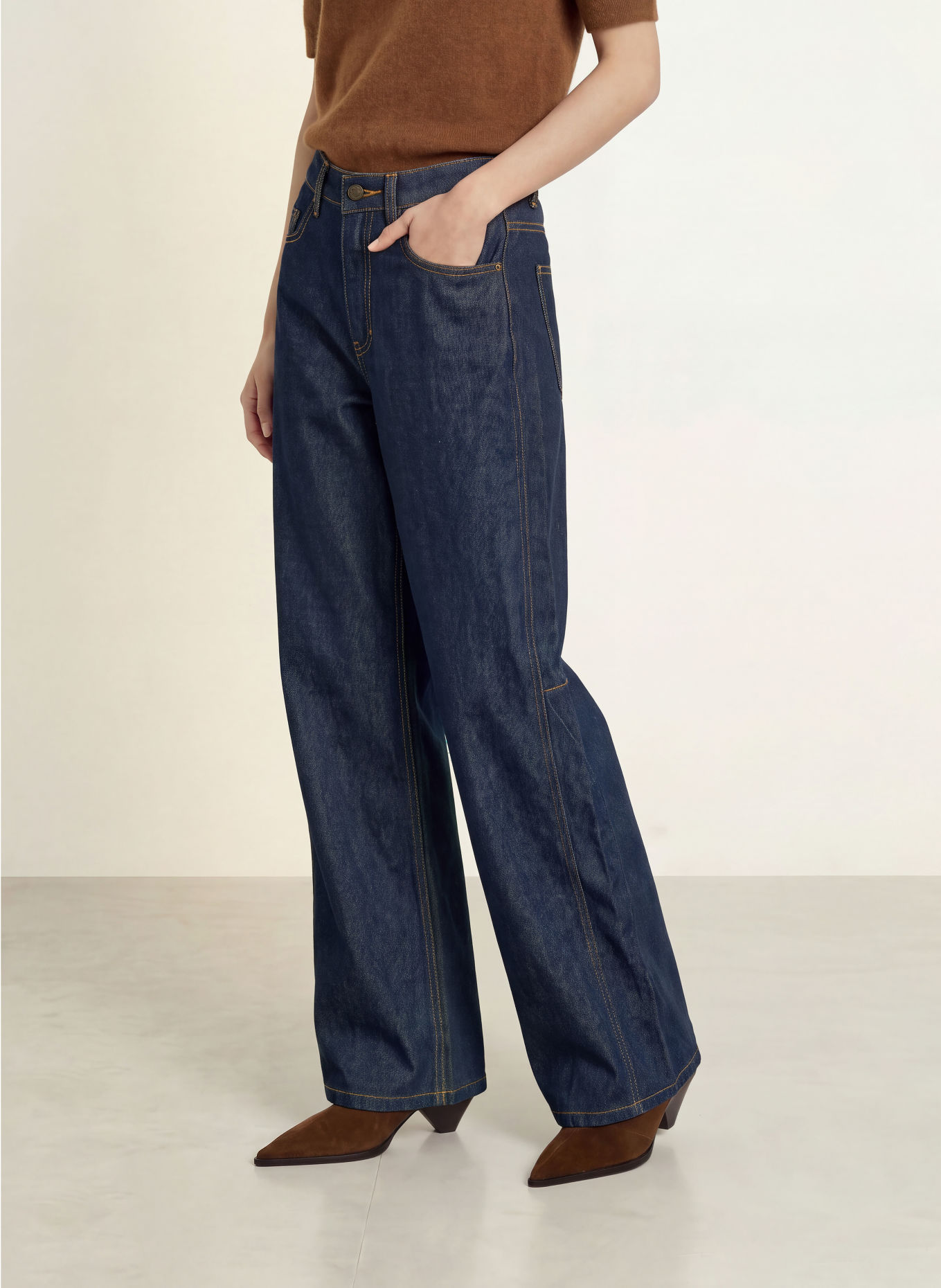 ICHI Wide-Leg jeans IHBLICH: 900000209 DENIM AUTHENTIC BLUE