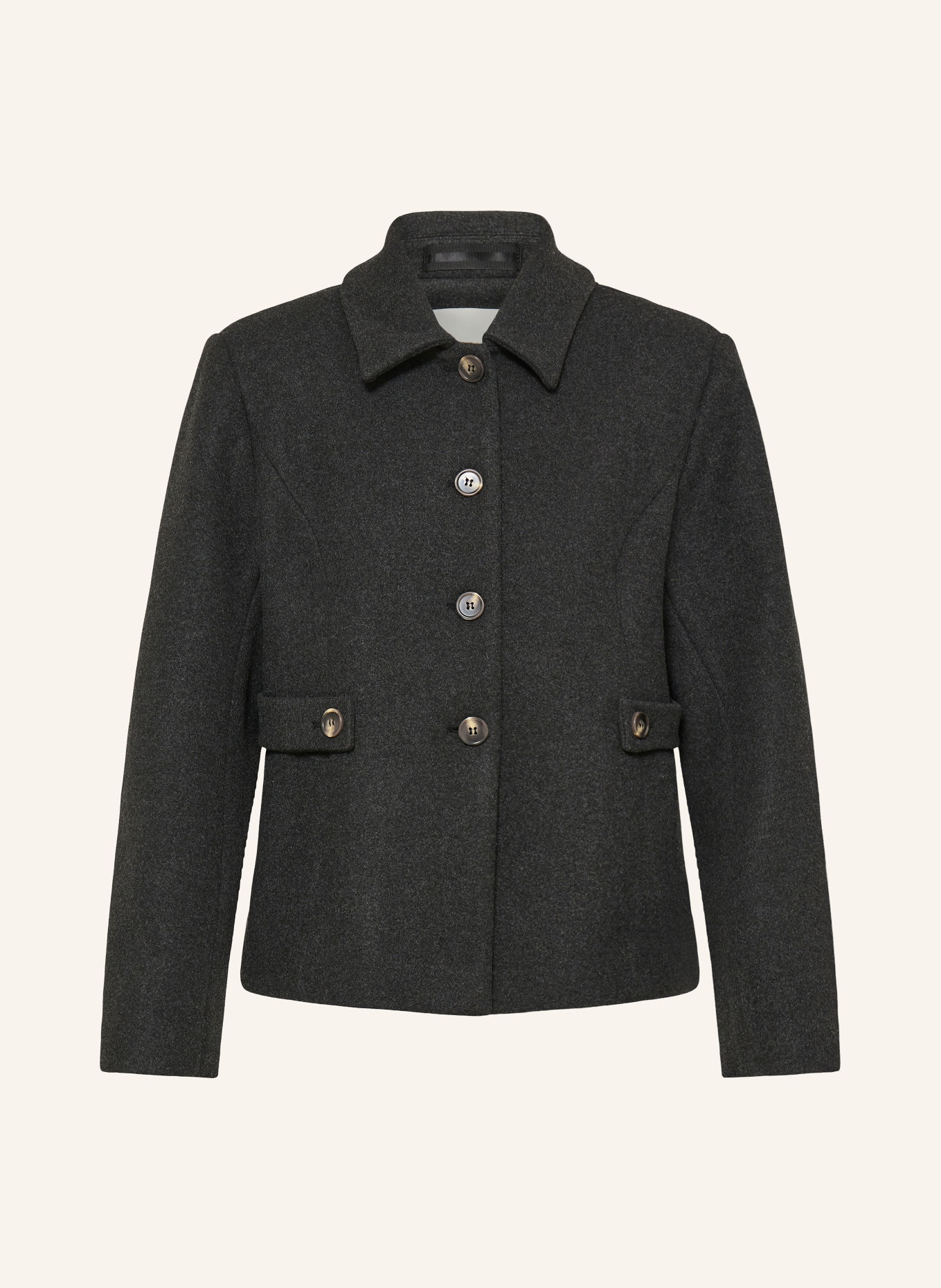 ICHI IHJANNET Jacket: DARK GRAY