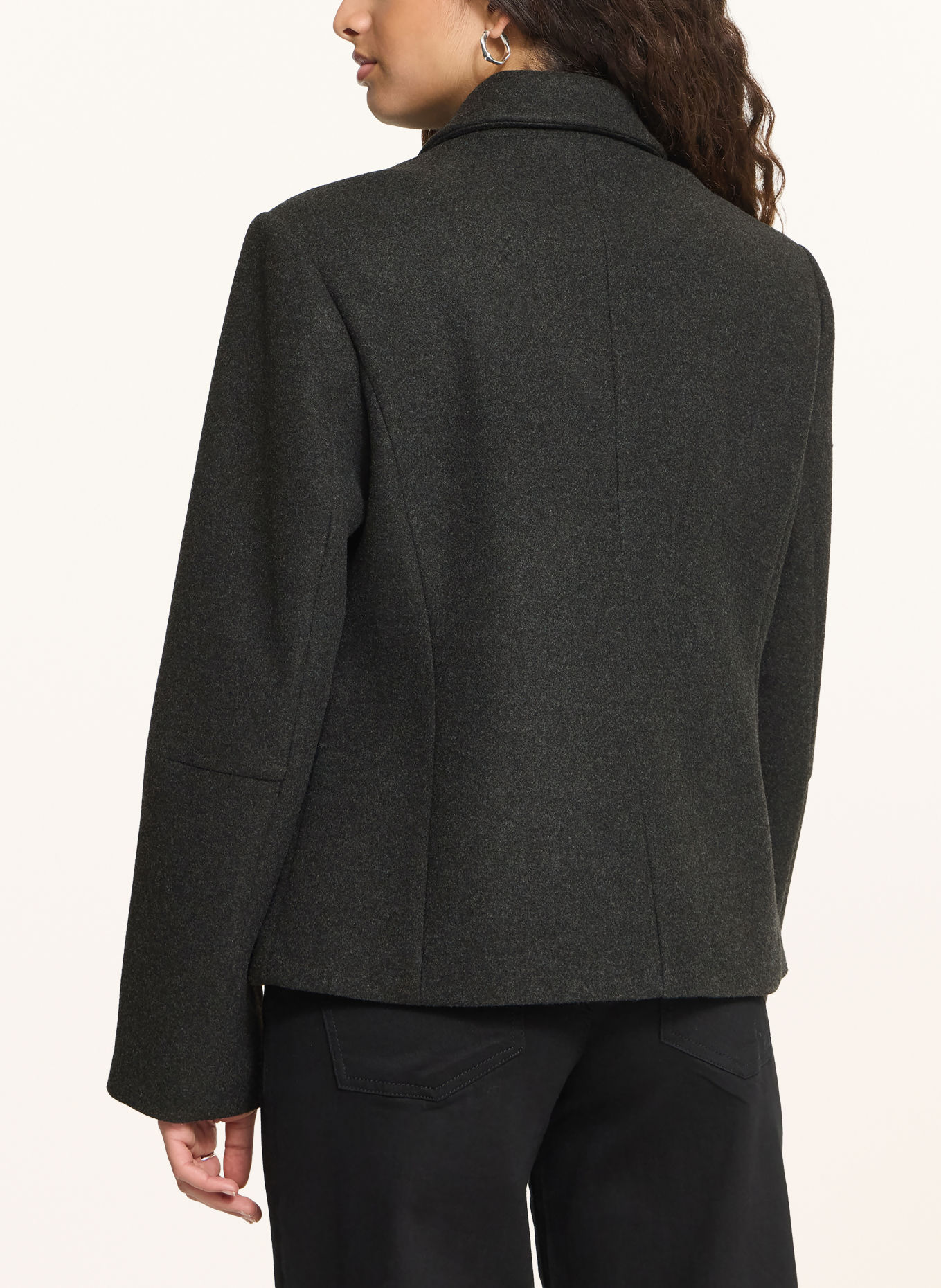 ICHI IHJANNET Jacket: DARK GRAY