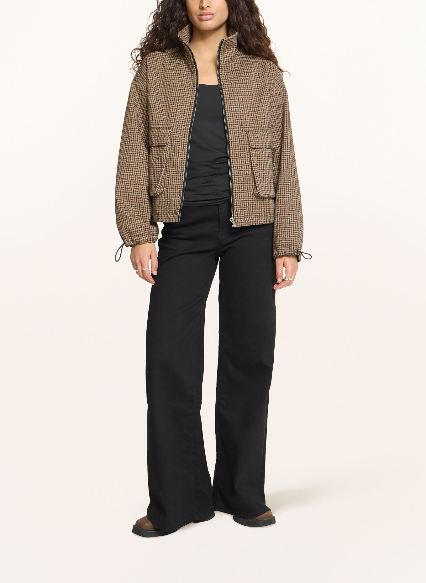 ICHI Jacke IHESOLU: HELLBRAUN / BRAUN / SCHWARZ