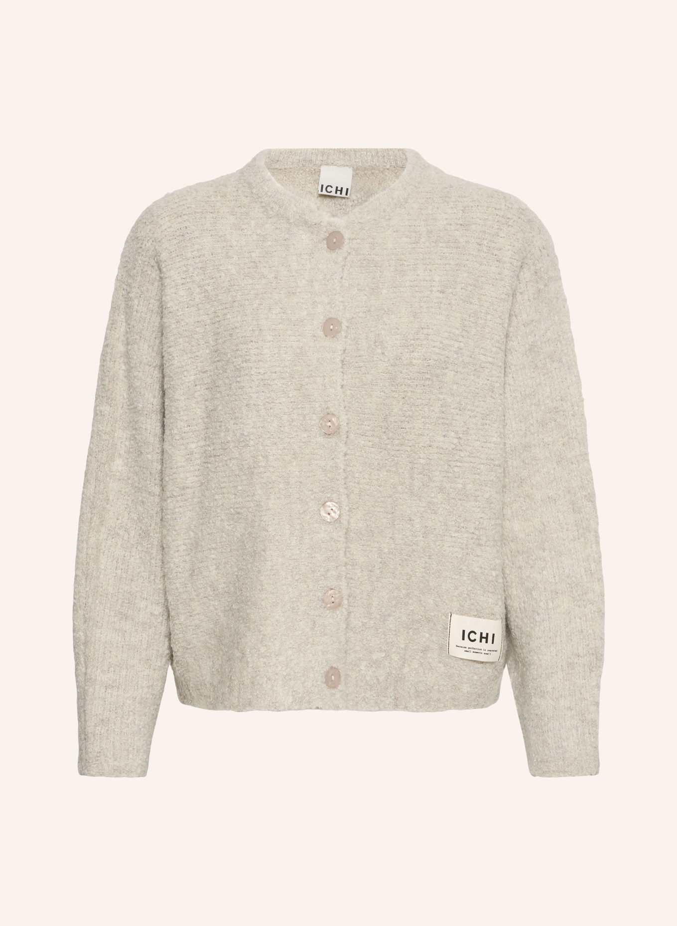 ICHI Strickjacke IHSARISA: HELLGRAU