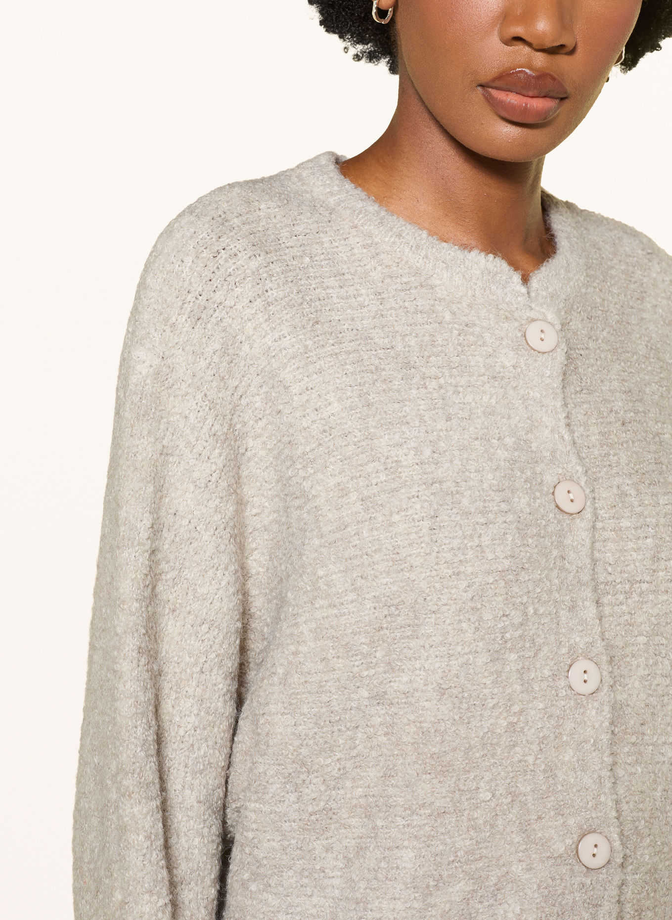 ICHI Strickjacke IHSARISA: HELLGRAU