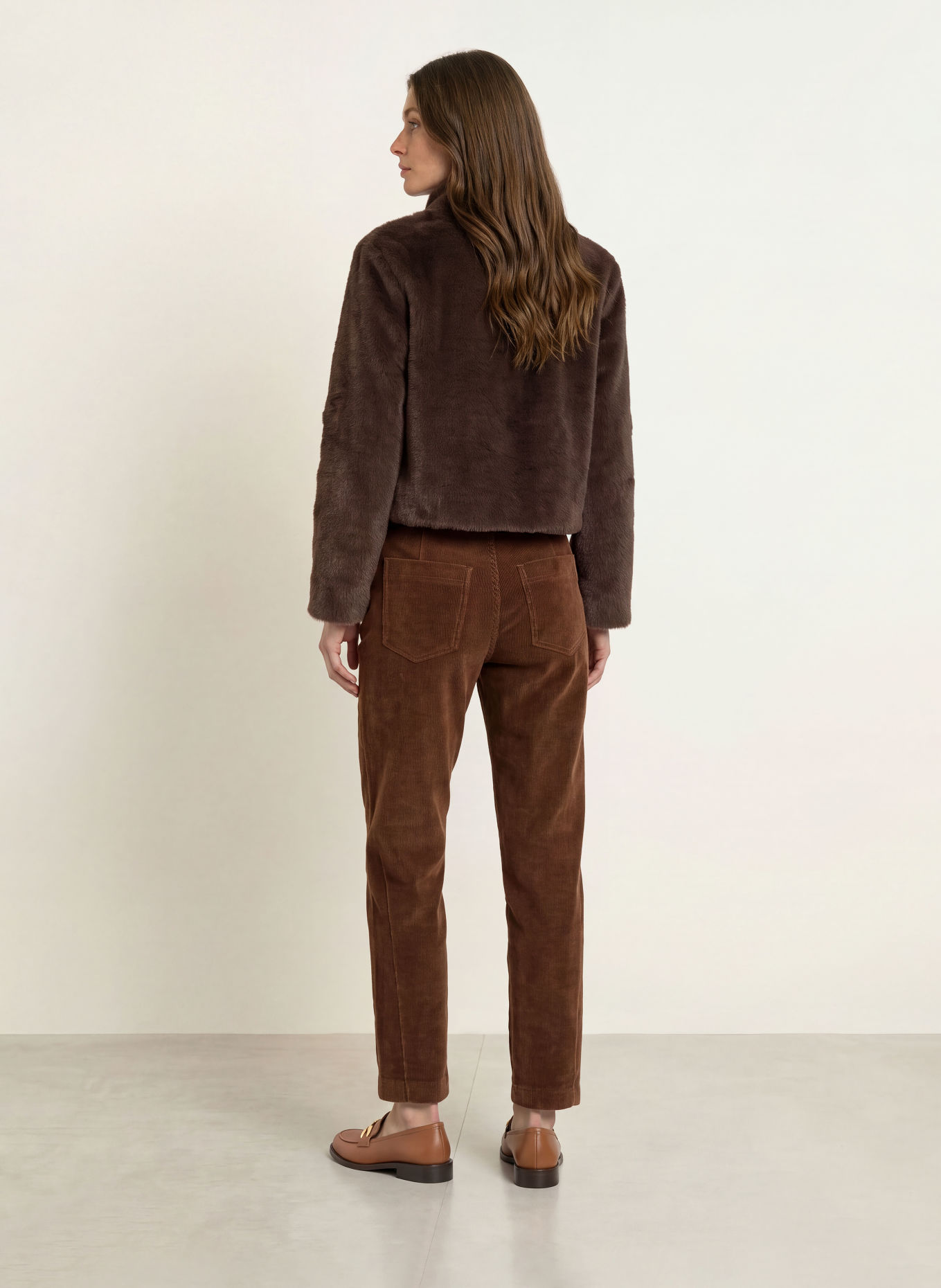 MARC CAIN Cordbroek RUMA: 691 deep wood