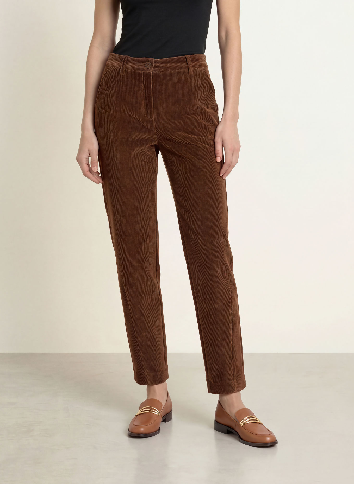 MARC CAIN Cordbroek RUMA: 691 deep wood