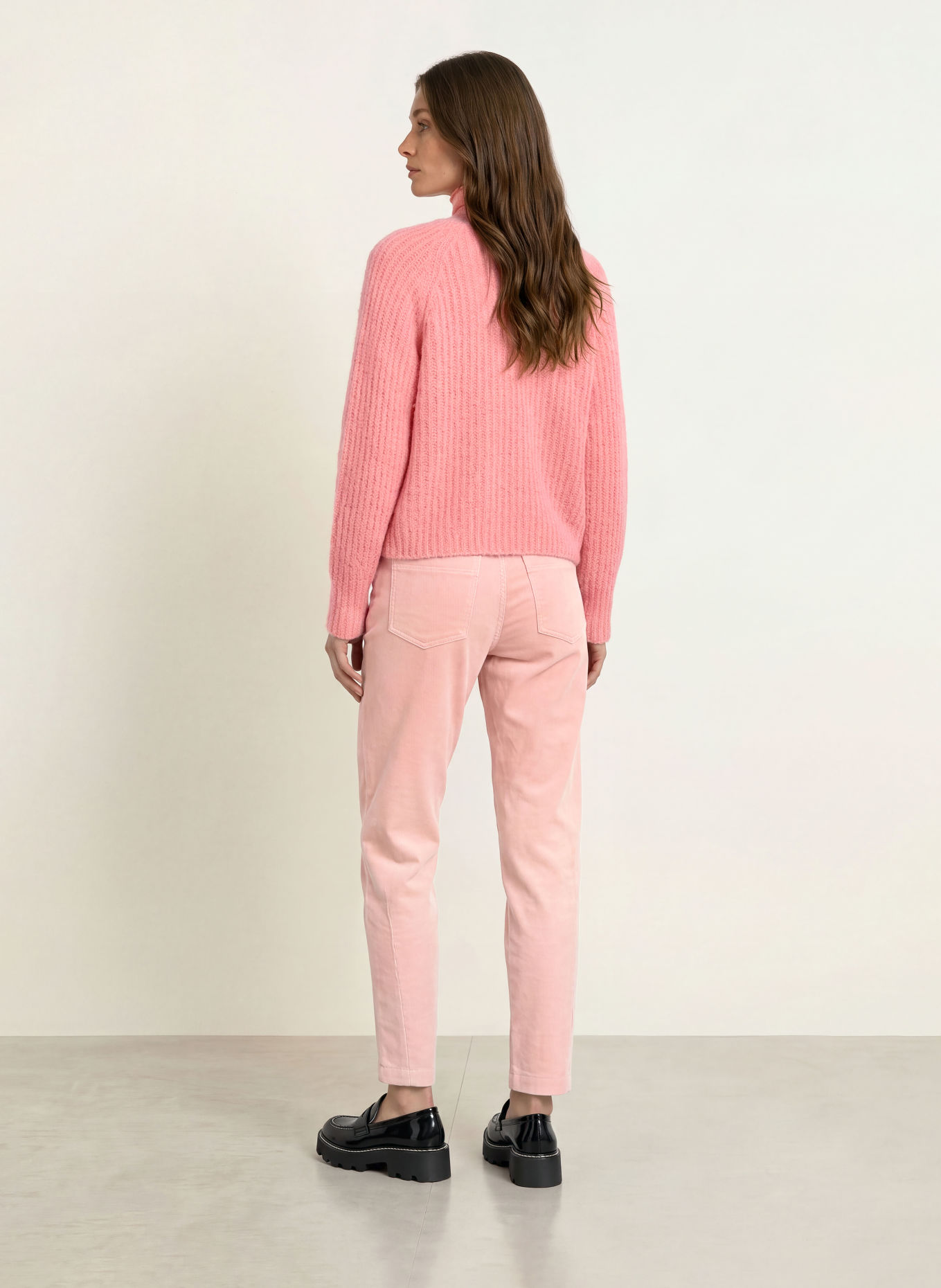 MARC CAIN Spodnie z sztruksu RUMA: 213 warm rose