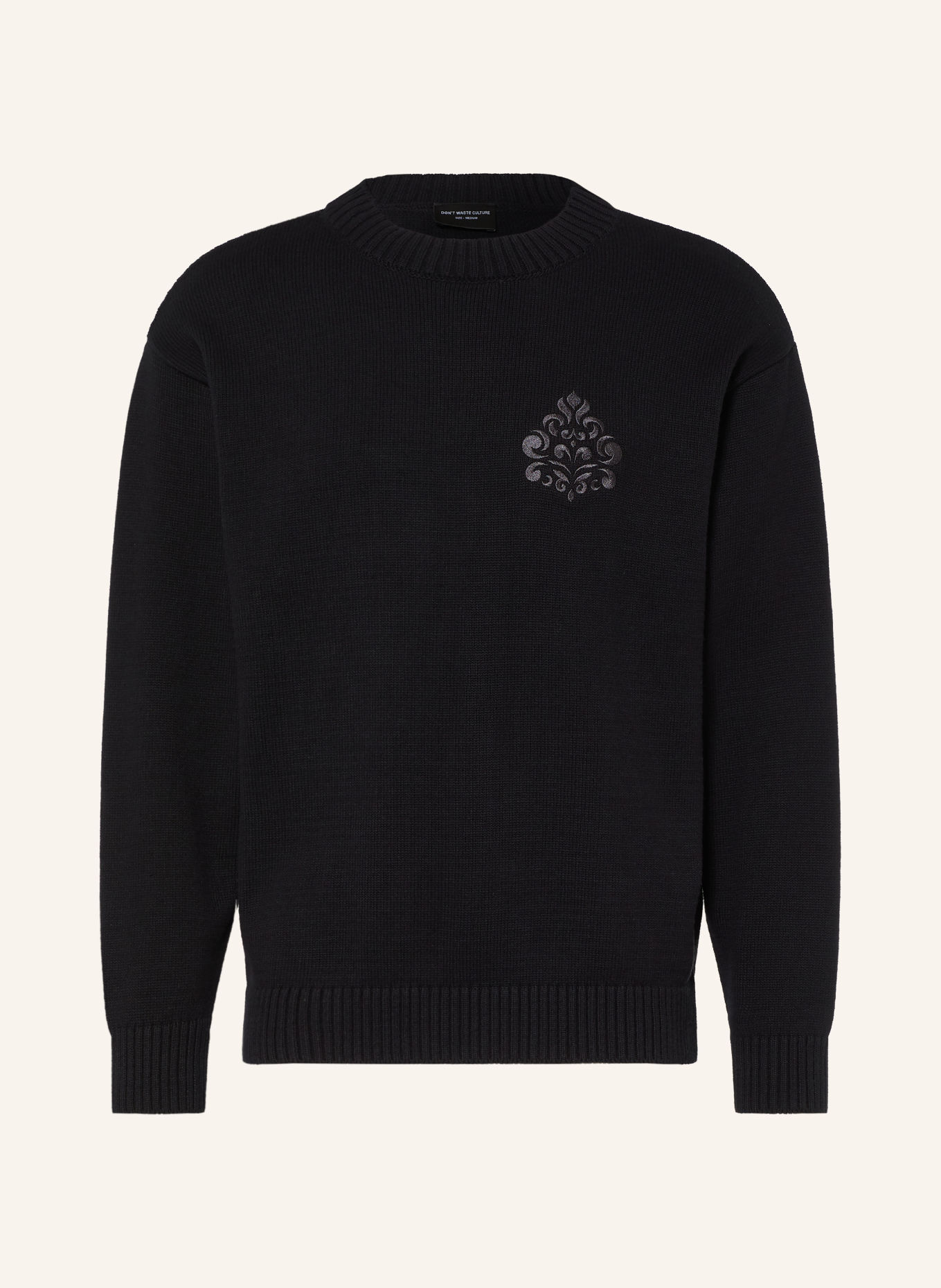 don't waste culture AROLOA Sweater: BLACK