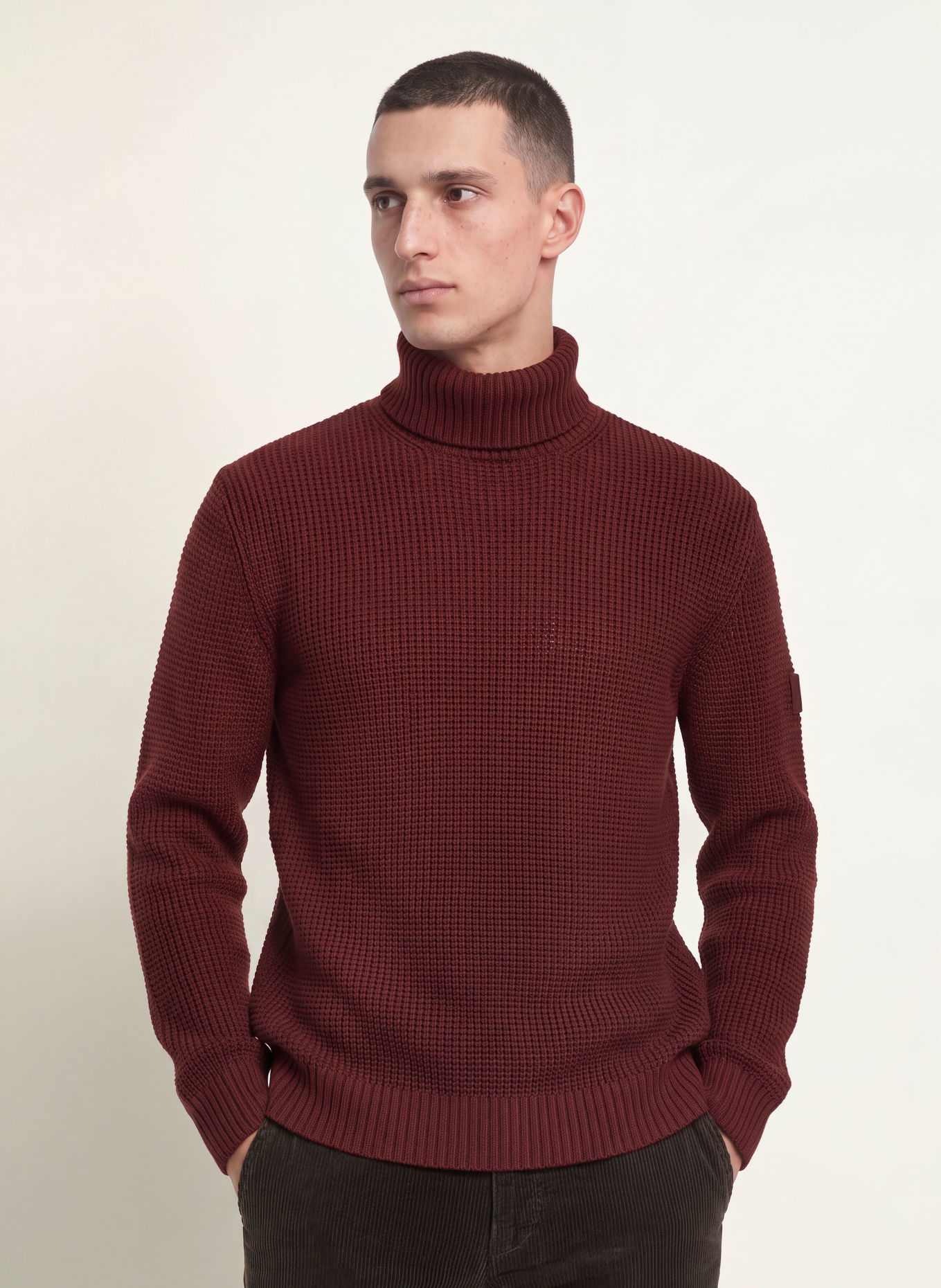 JOOP! JEANS HORIANO Turtleneck sweater: DARK RED