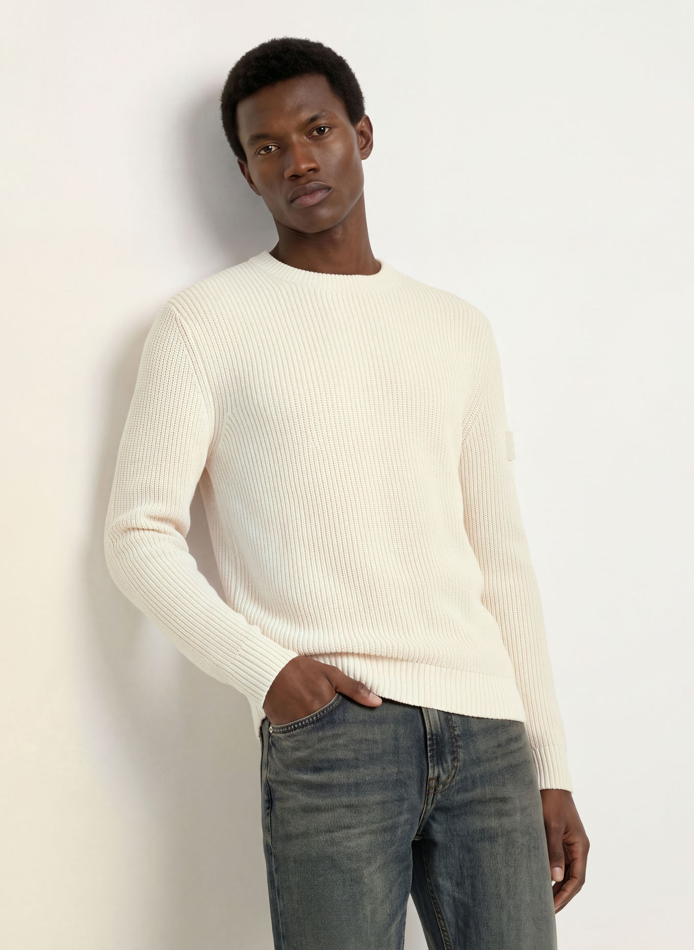 JOOP! JEANS HONARO Sweater: WHITE