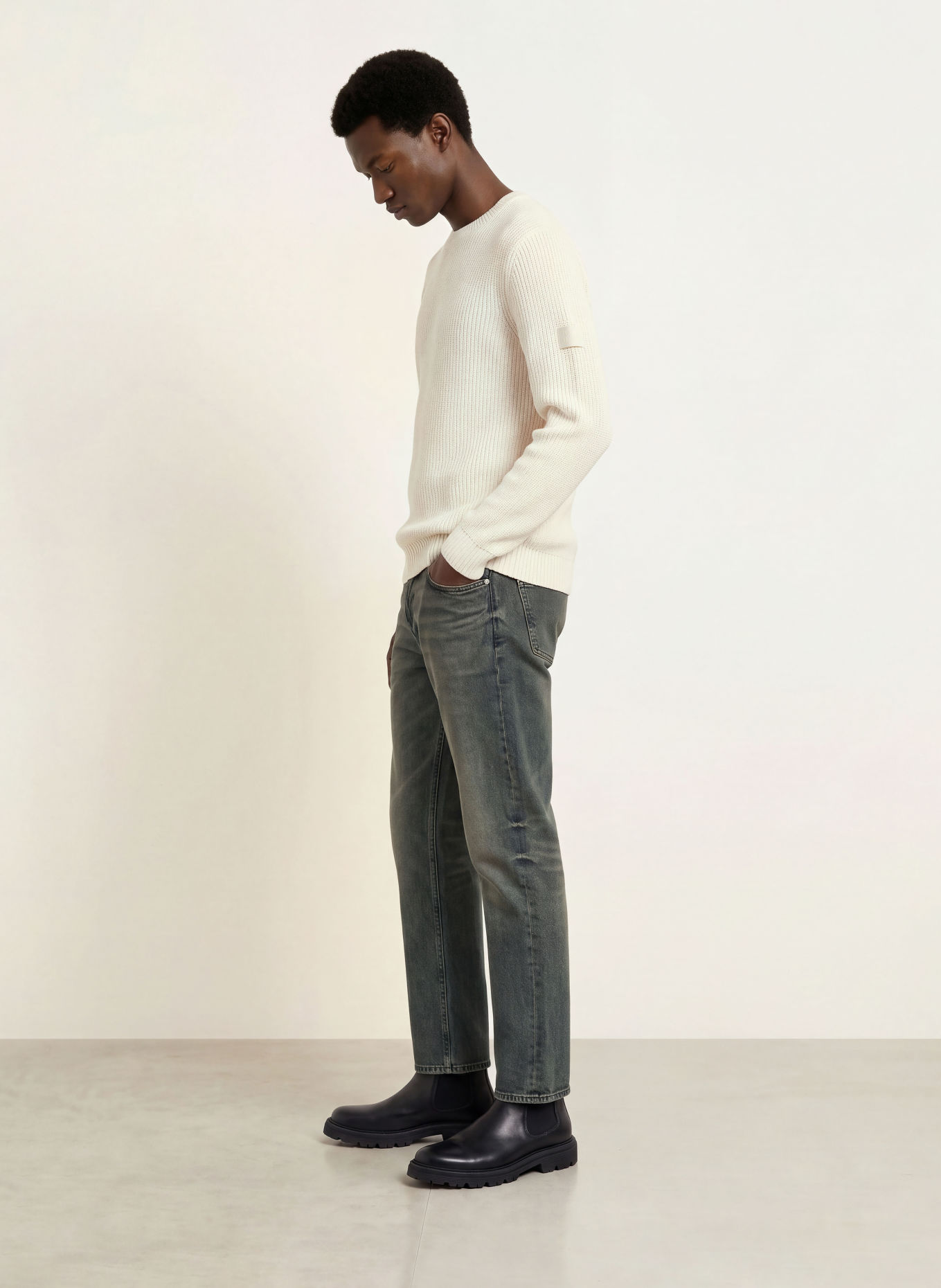 JOOP! JEANS HONARO Sweater: WHITE