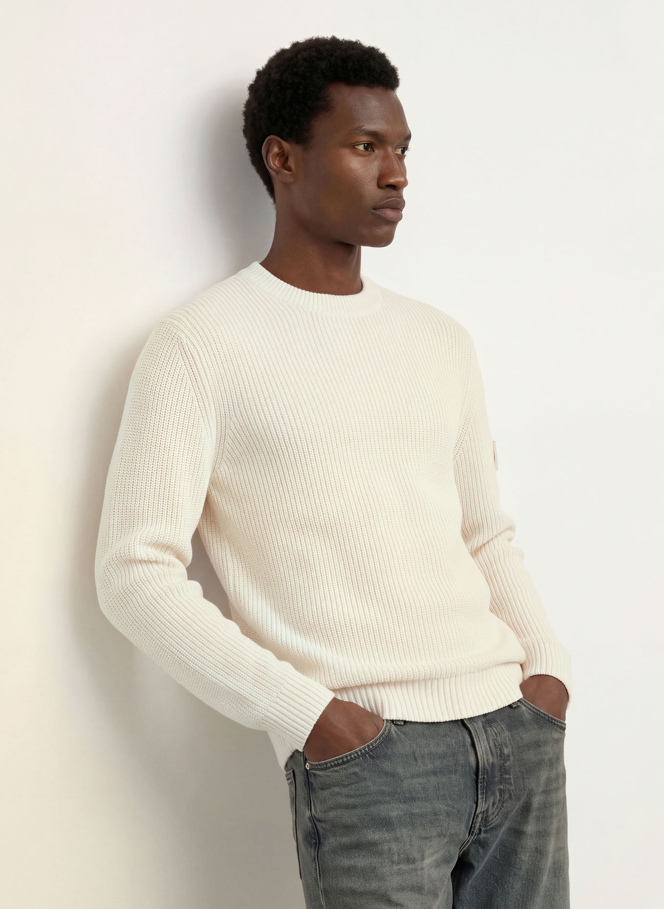 JOOP! JEANS HONARO Sweater: WHITE