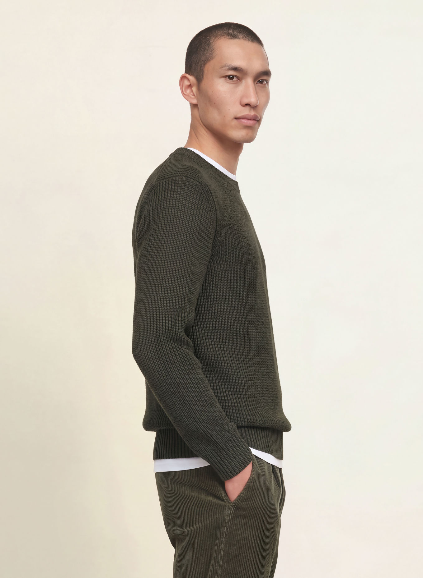 JOOP! JEANS HONARO Sweater: DARK GREEN