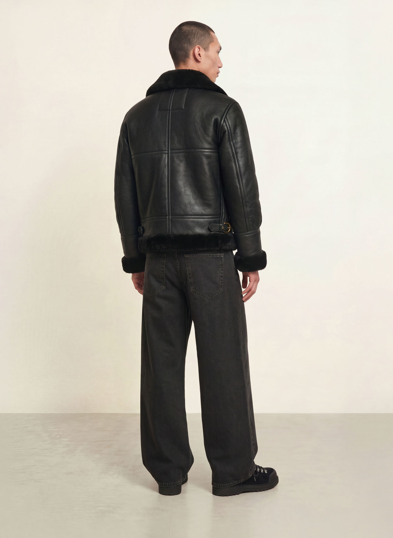 Schott NYC Lederjacke: SCHWARZ