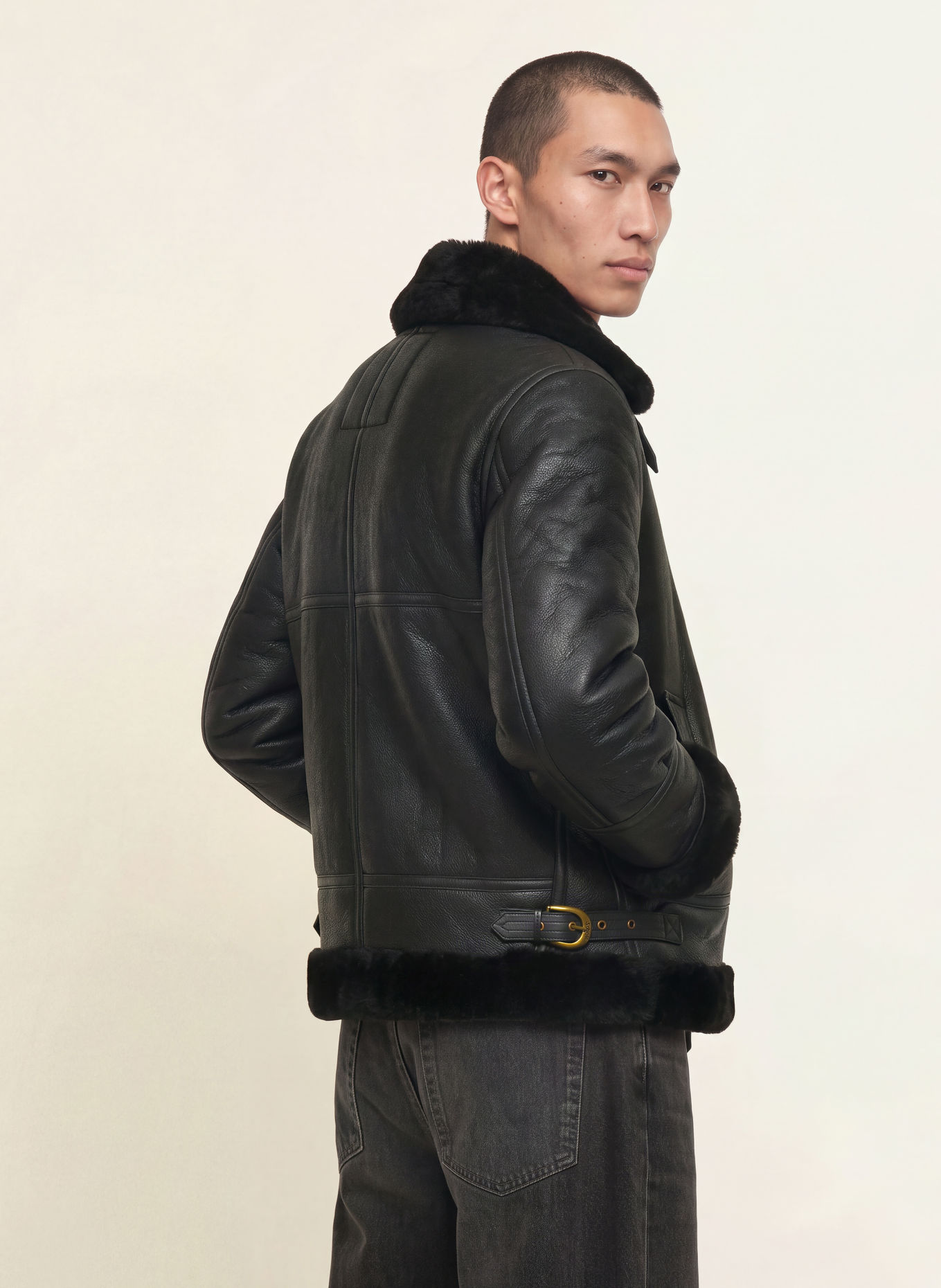 Schott NYC Lederjacke: SCHWARZ