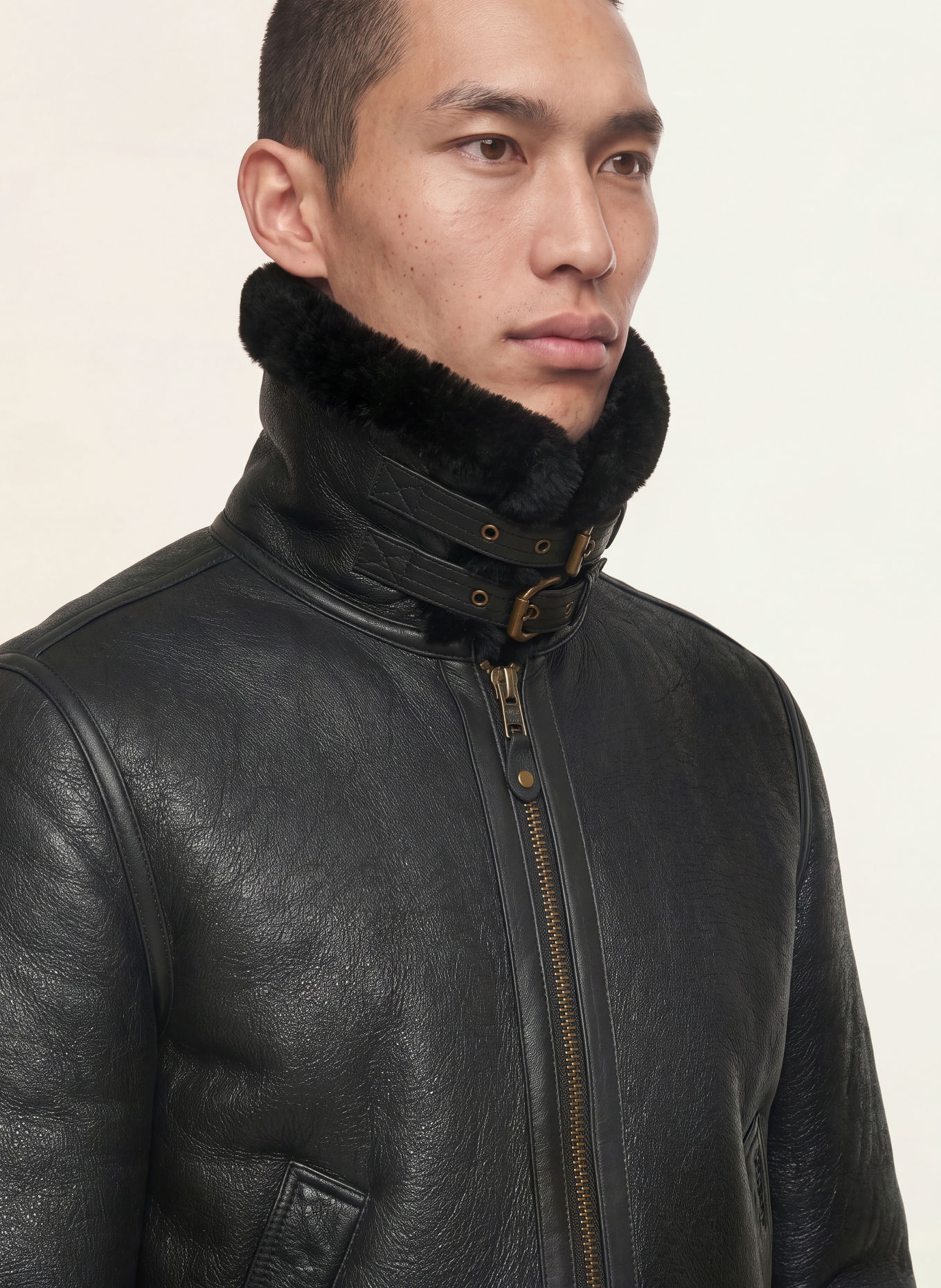 Schott NYC Lederjacke: SCHWARZ
