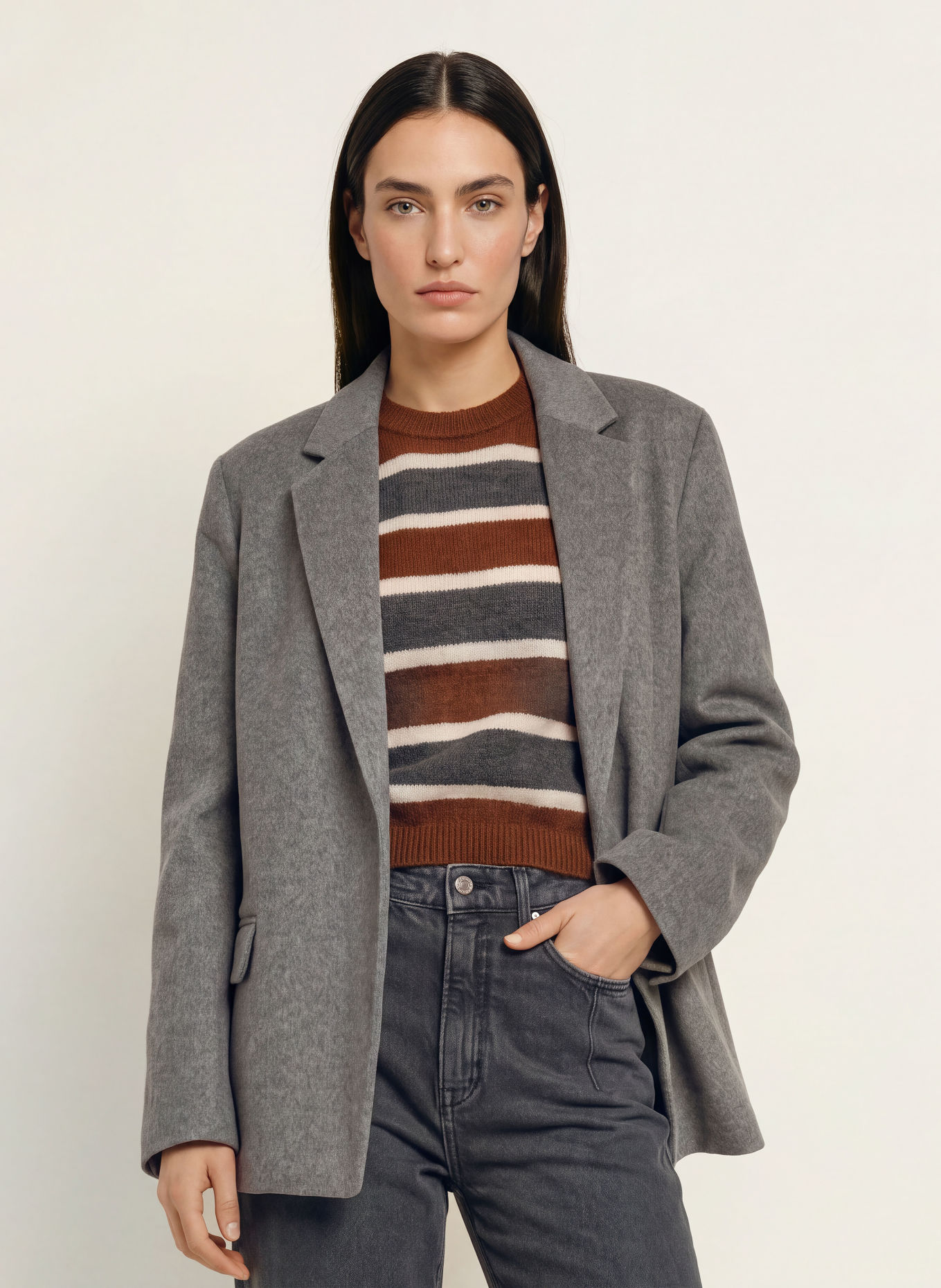 DRYKORN SHENTON Blazer: GRAY
