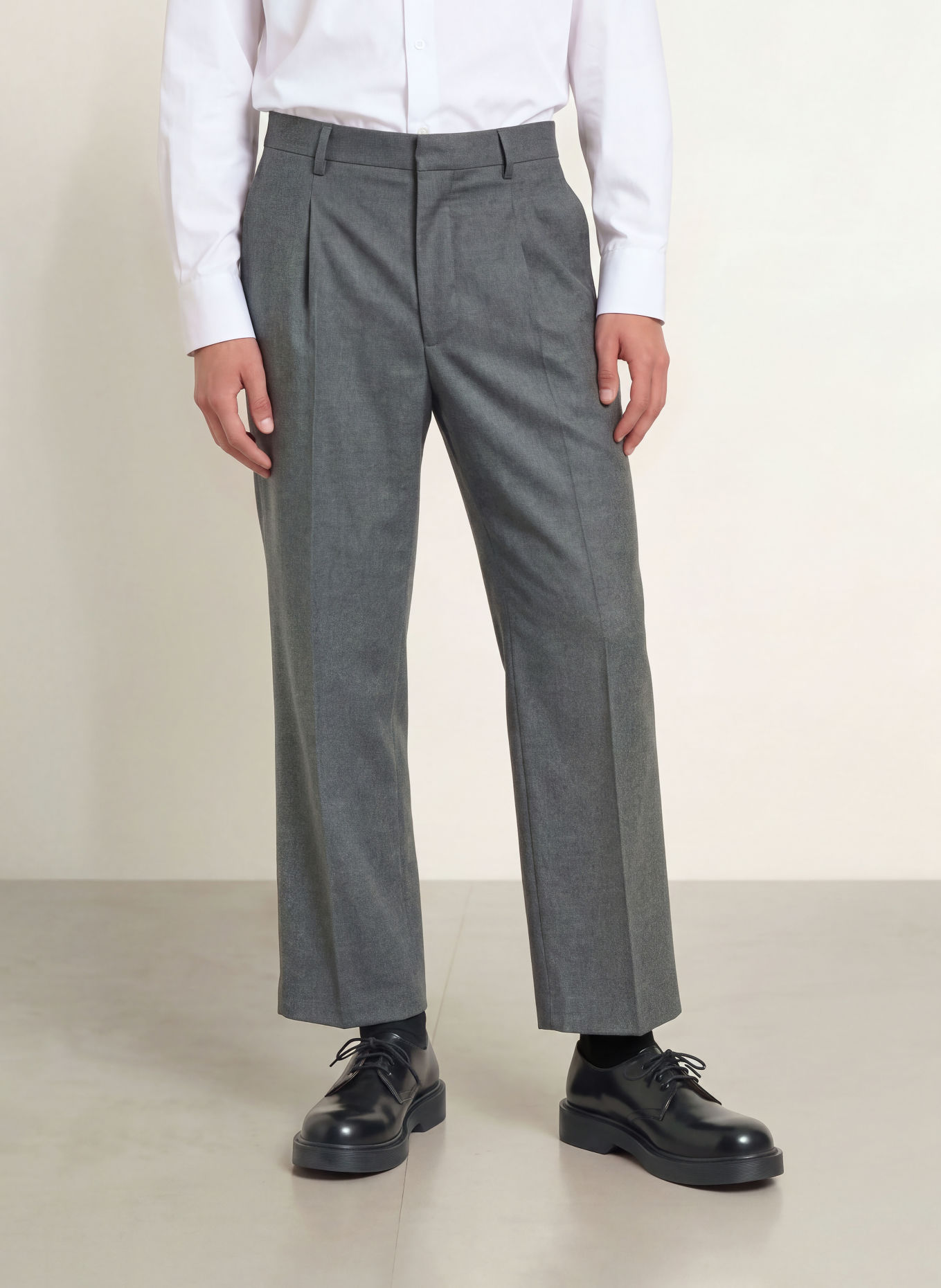 studio seidensticker Pantalon STUDIO coupe décontractée: GRIS FONCÉ