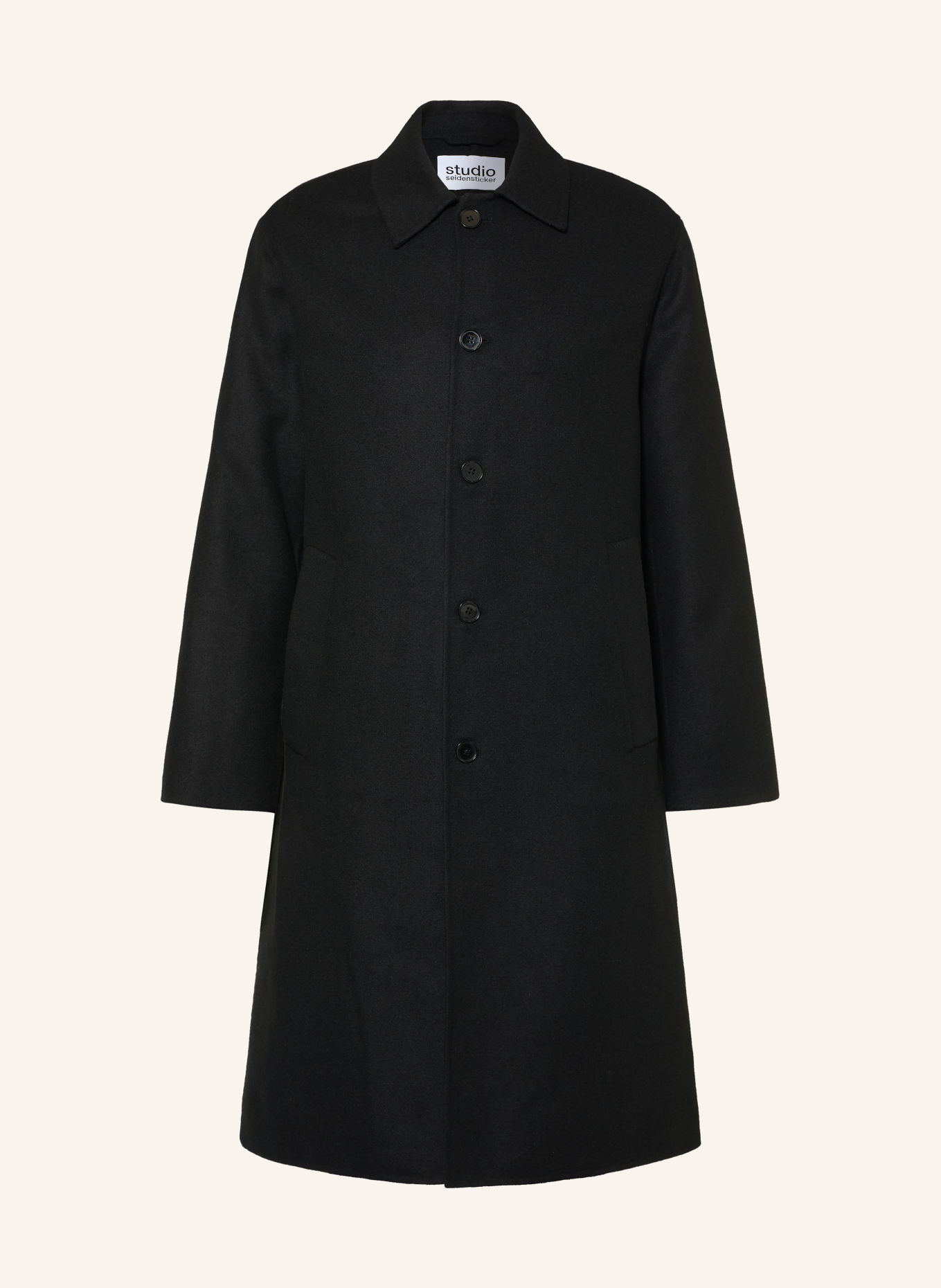 studio seidensticker Coat: BLACK