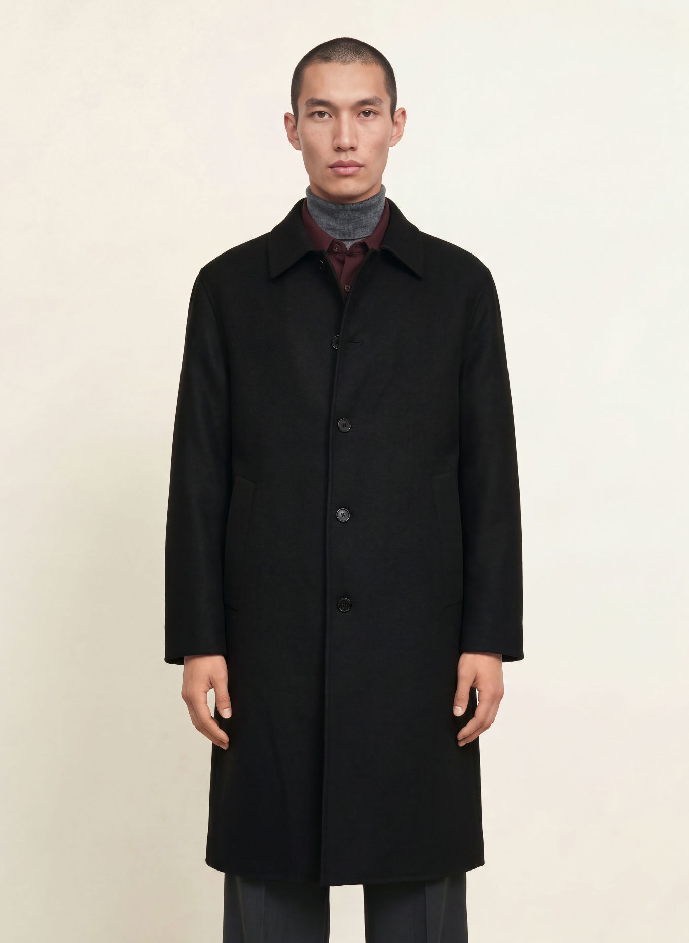 studio seidensticker Coat: BLACK
