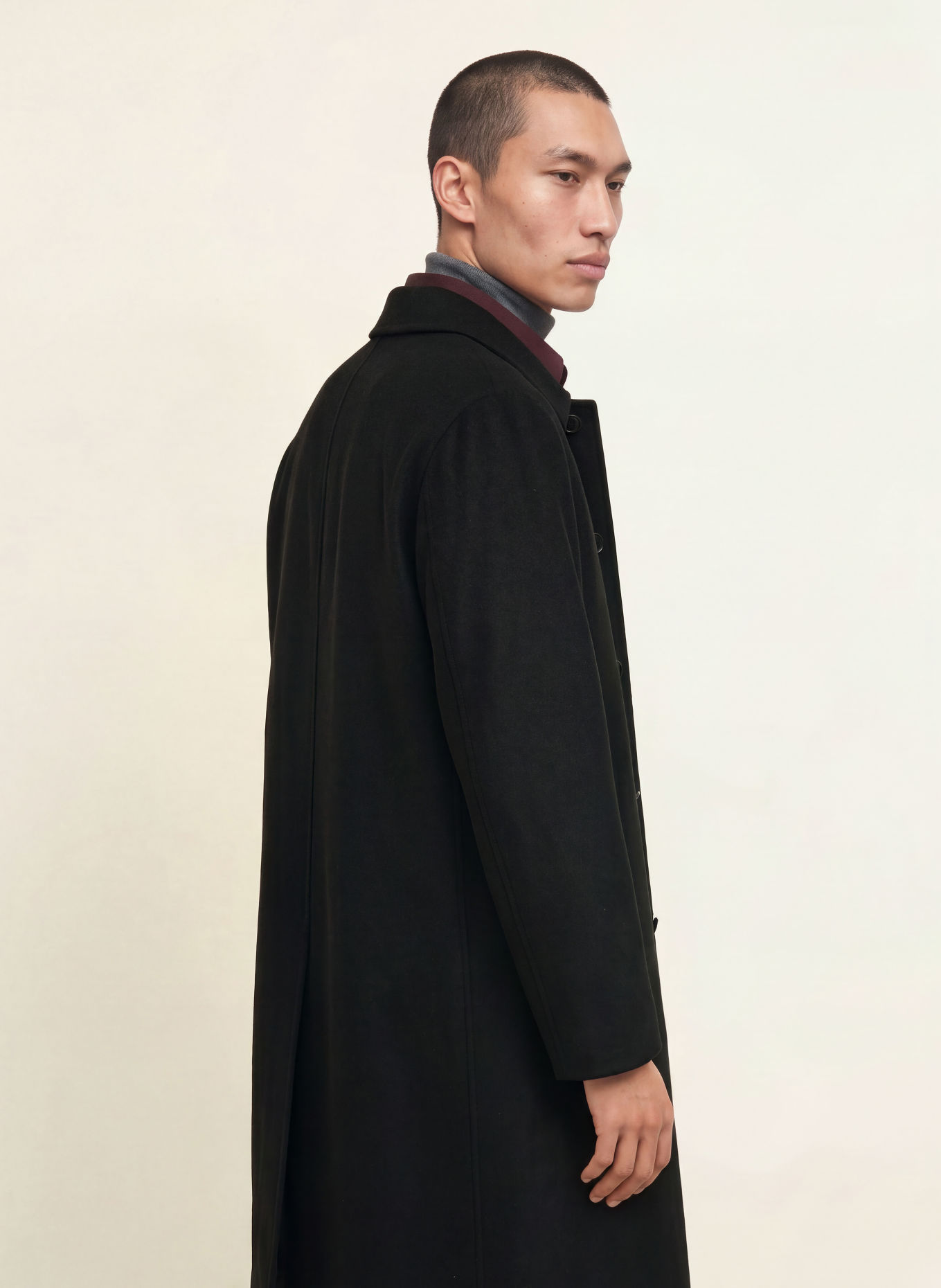 studio seidensticker Coat: BLACK