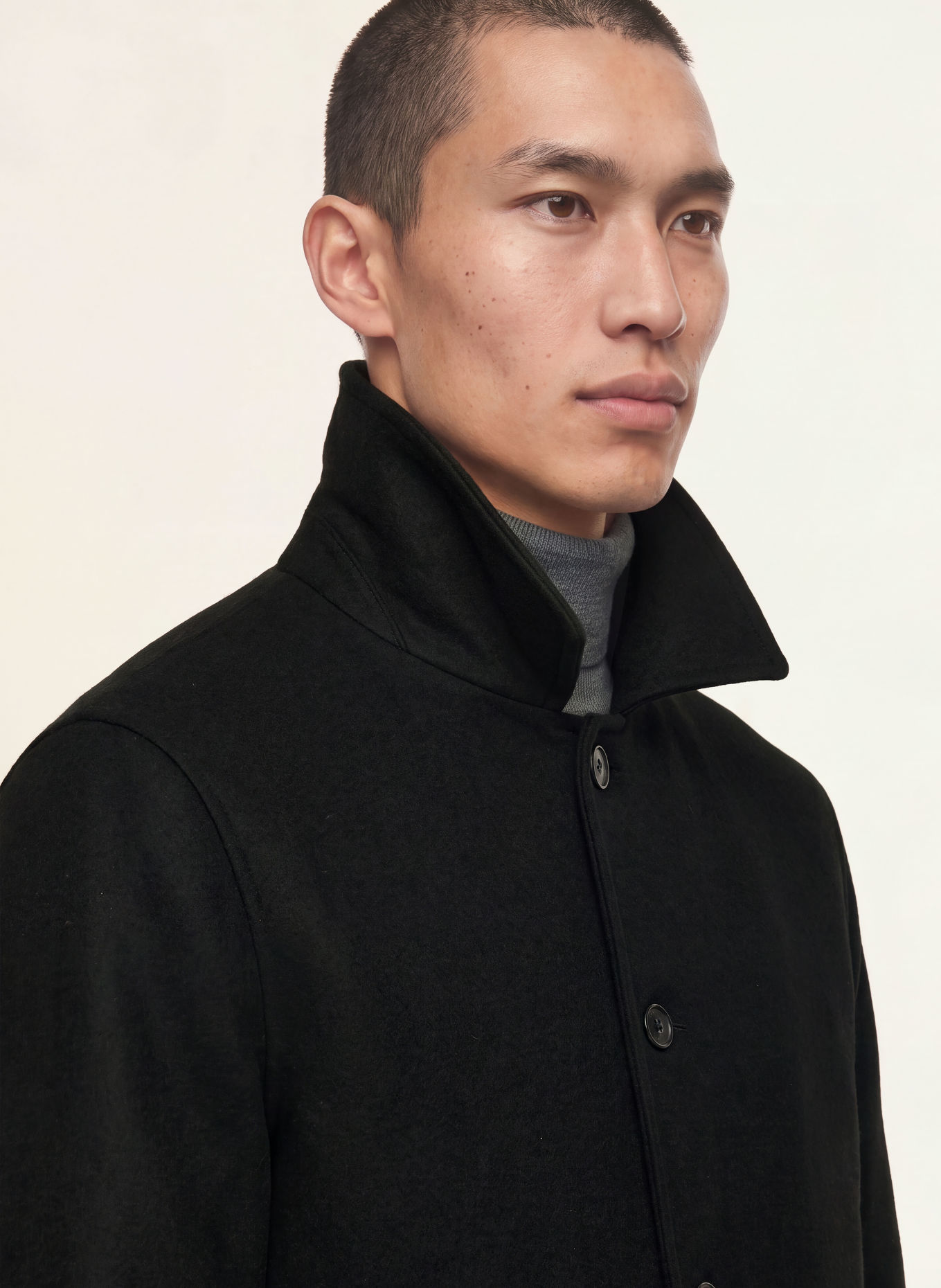 studio seidensticker Coat: BLACK