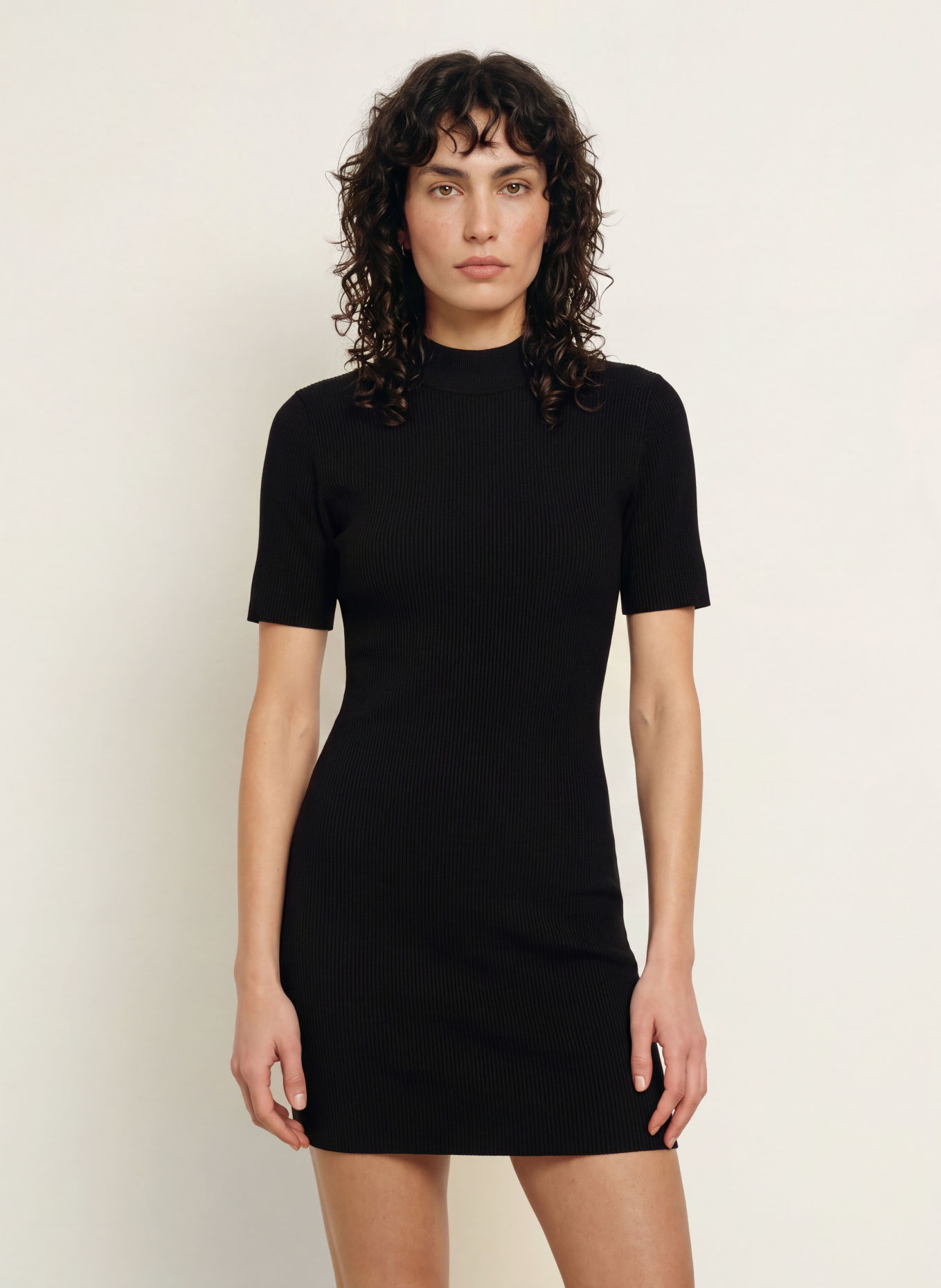 DRYKORN Strickkleid ELEA: SCHWARZ