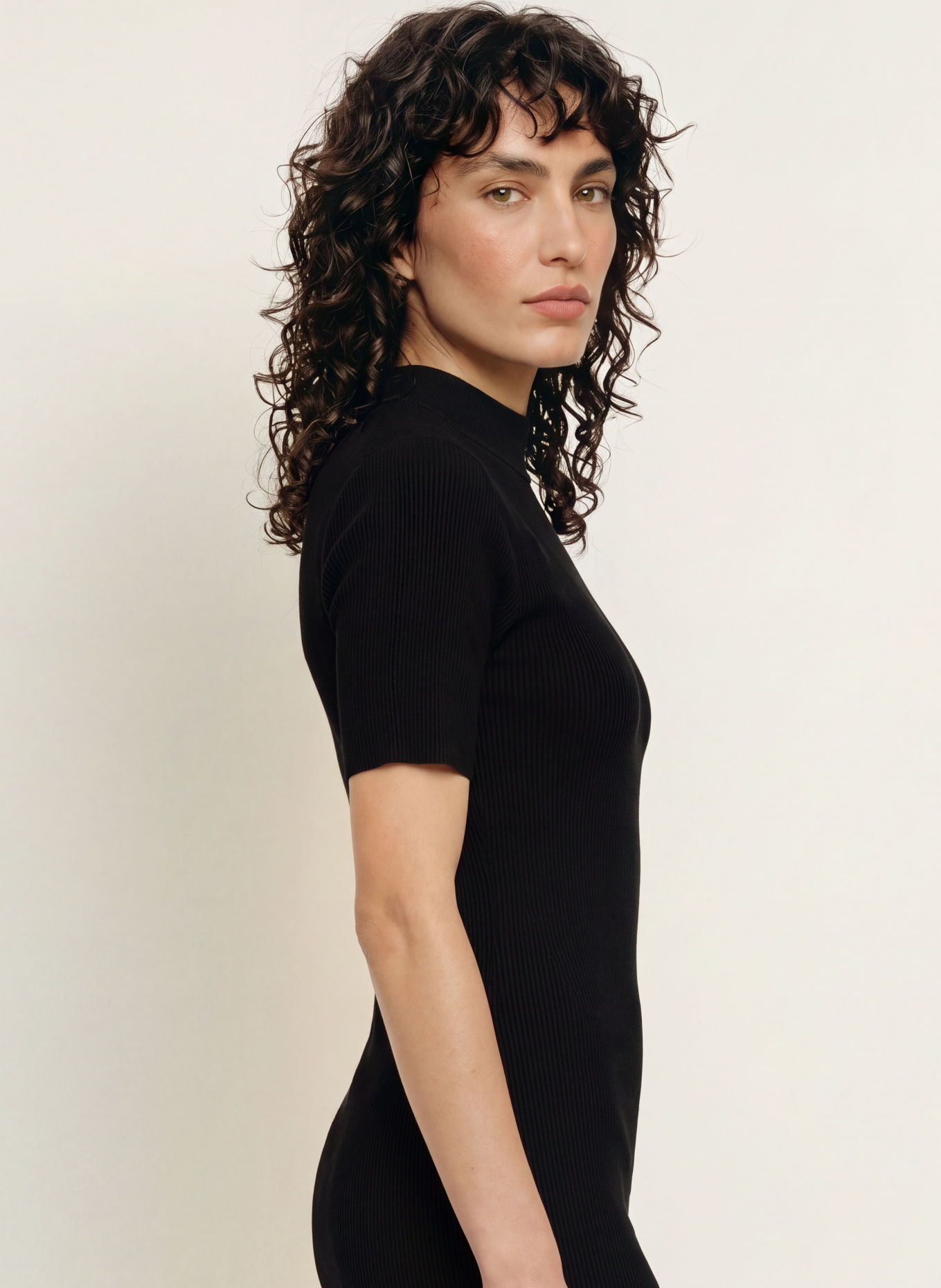 DRYKORN Strickkleid ELEA: SCHWARZ