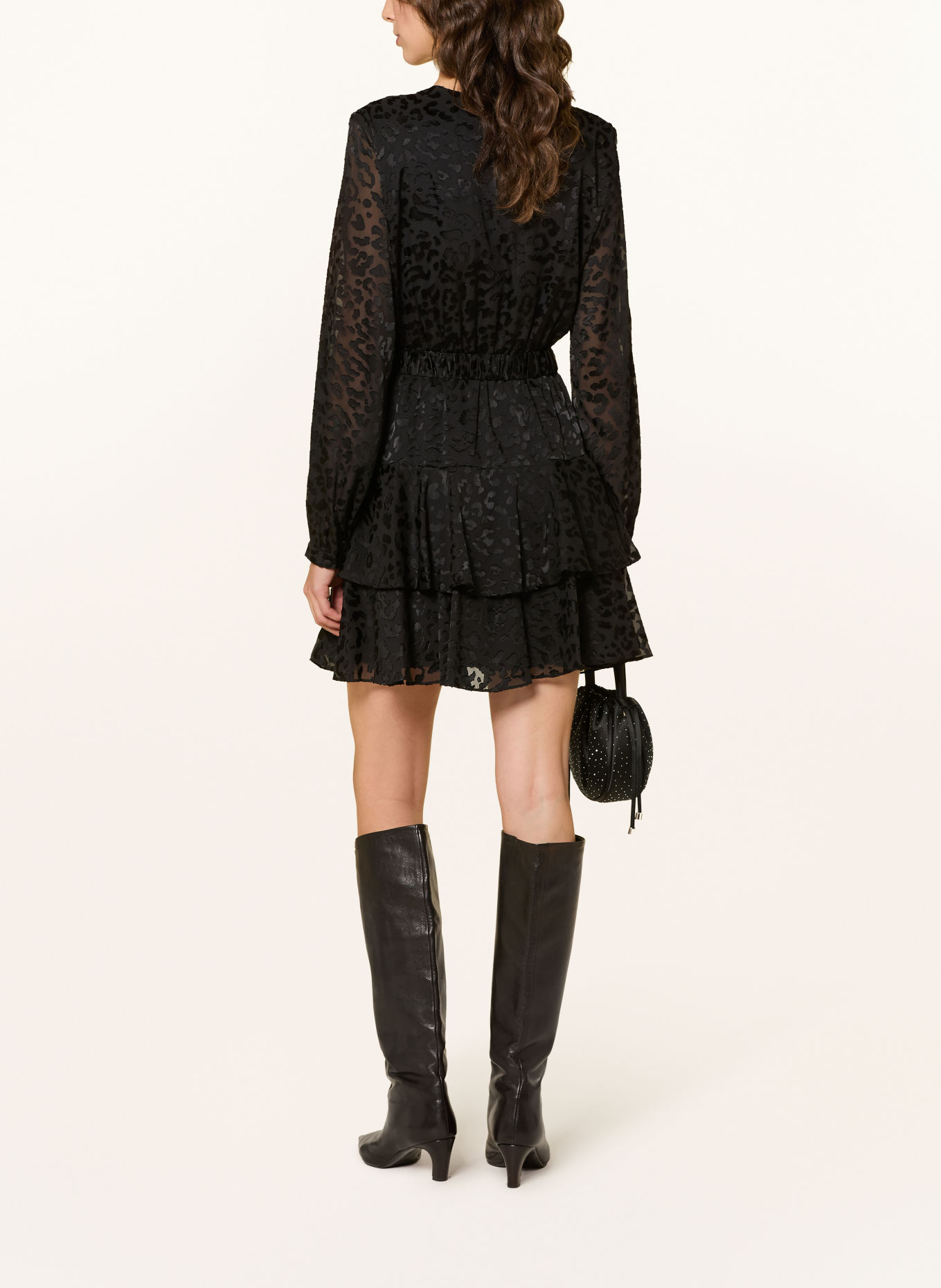 GUESS Cocktailjurk CLARISSE: ZWART