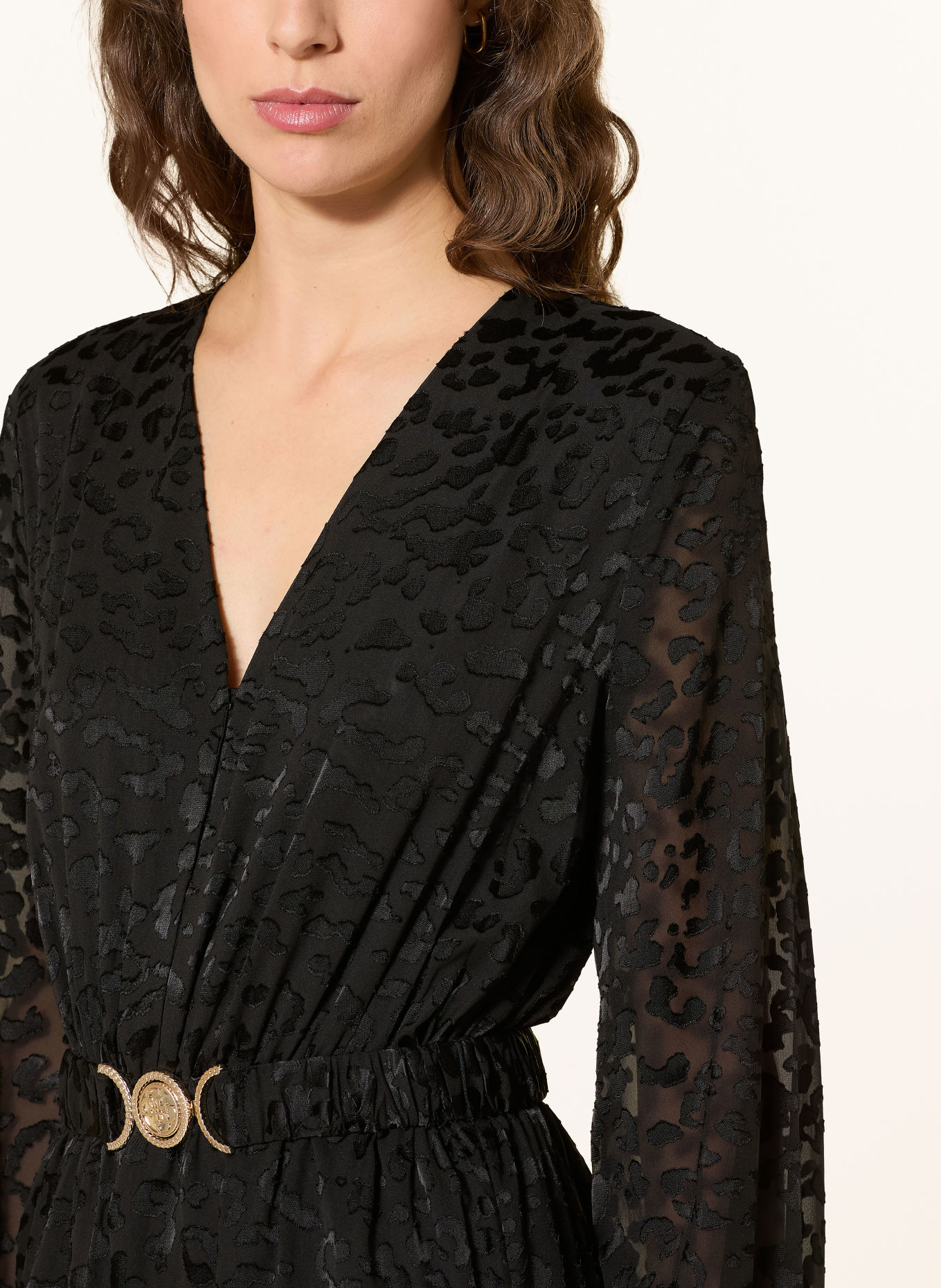 GUESS Cocktailjurk CLARISSE: ZWART