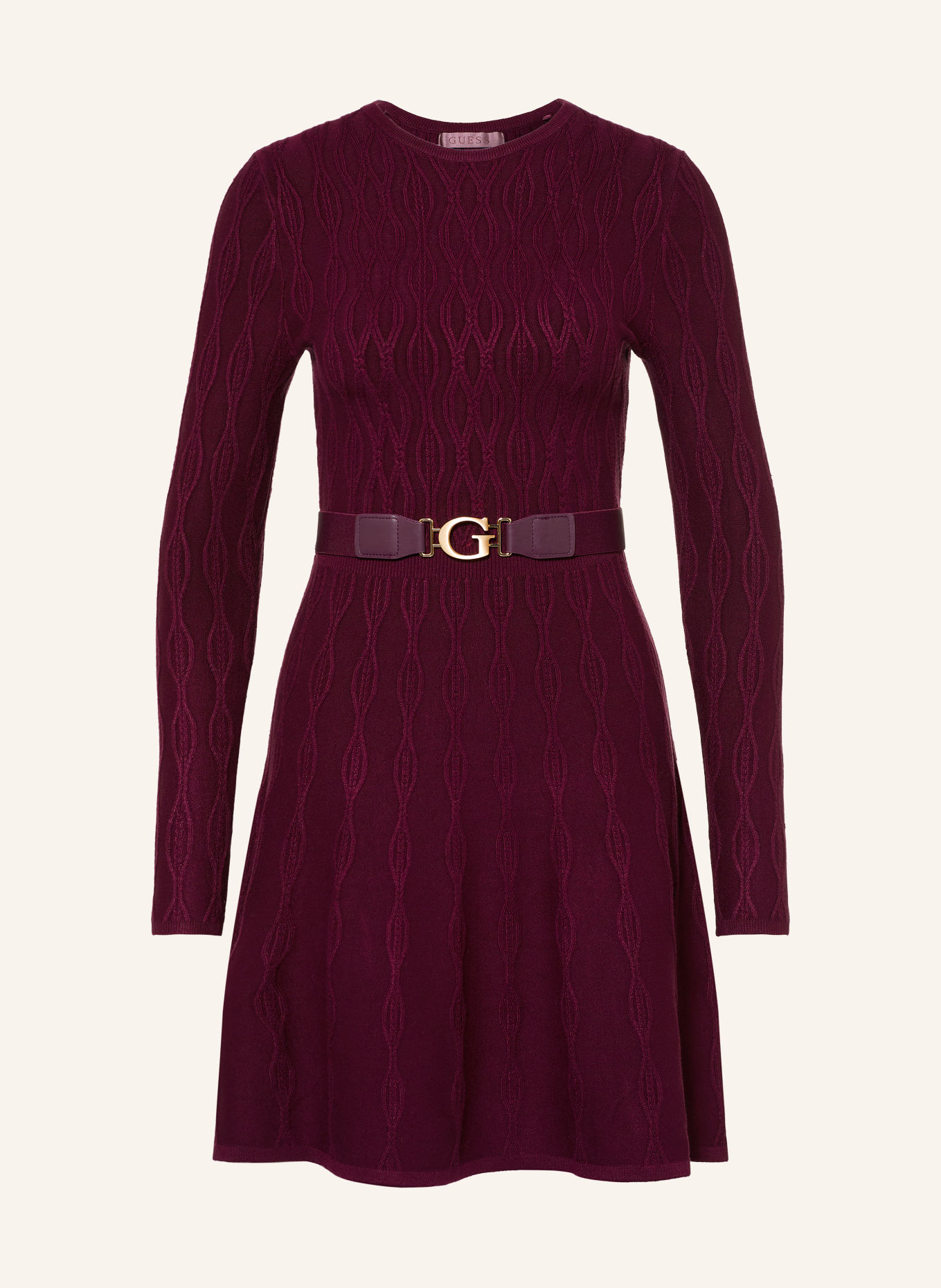 GUESS Cocktailjurk YUKI: DONKERROOD