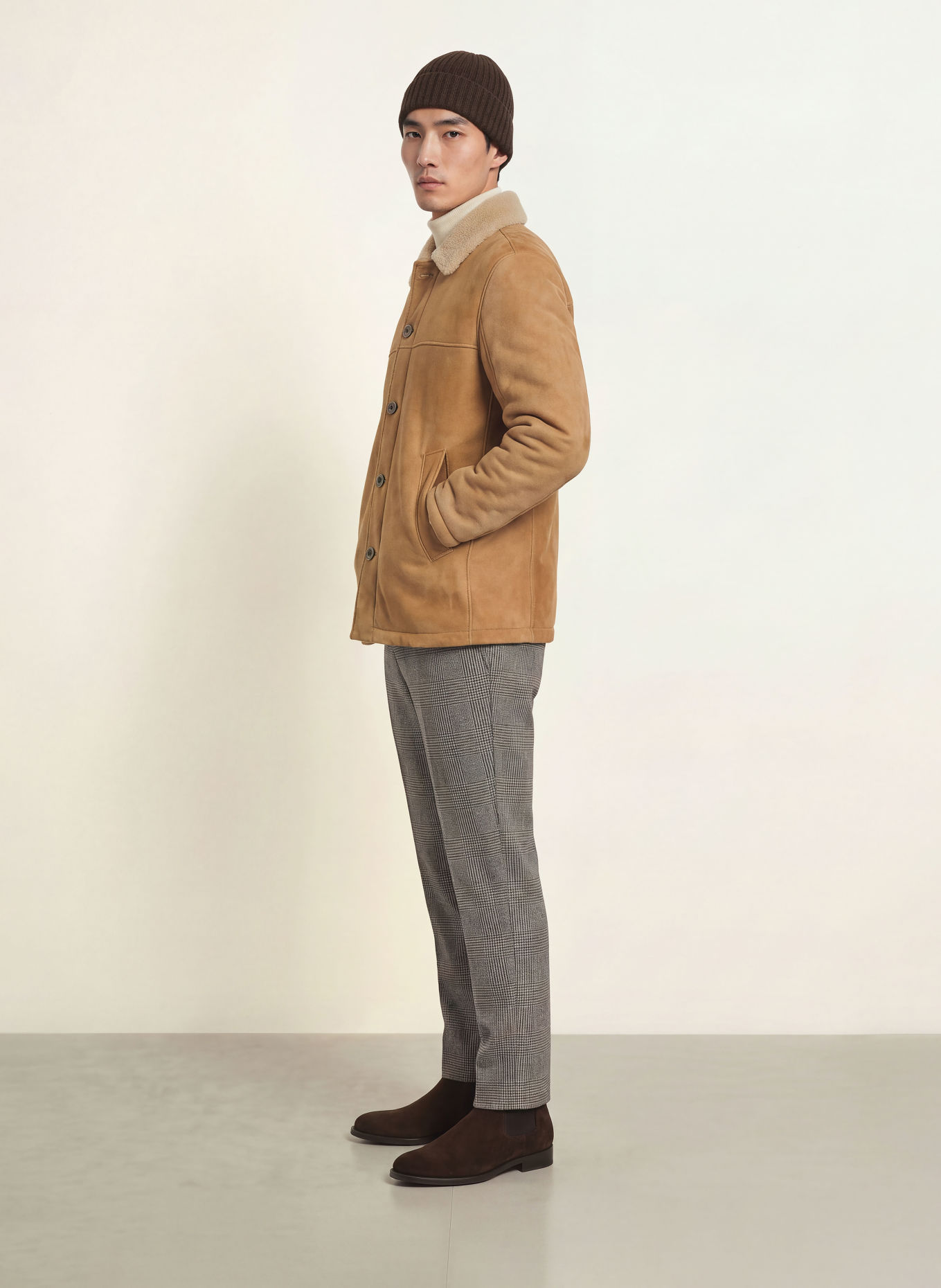 DRESSLER Lederjacke WALTER: CAMEL