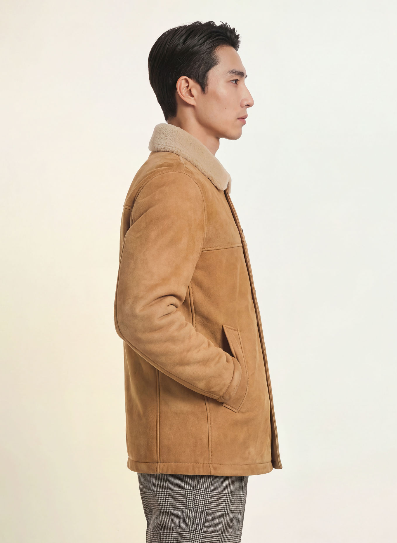 DRESSLER Lederjacke WALTER: CAMEL