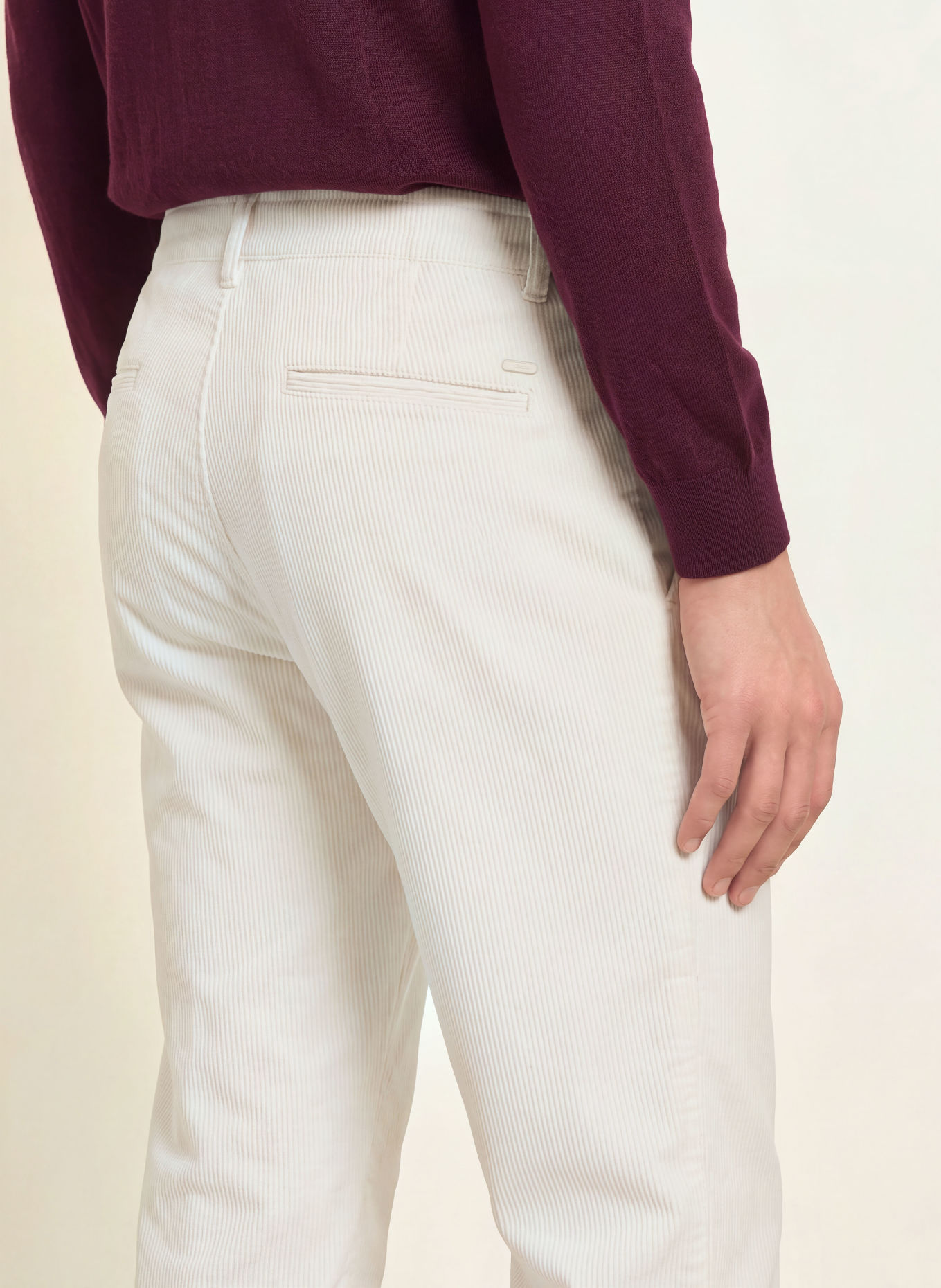 BRAX Cordchino PHIL Tapered Fit: 59 CHALK WHITE