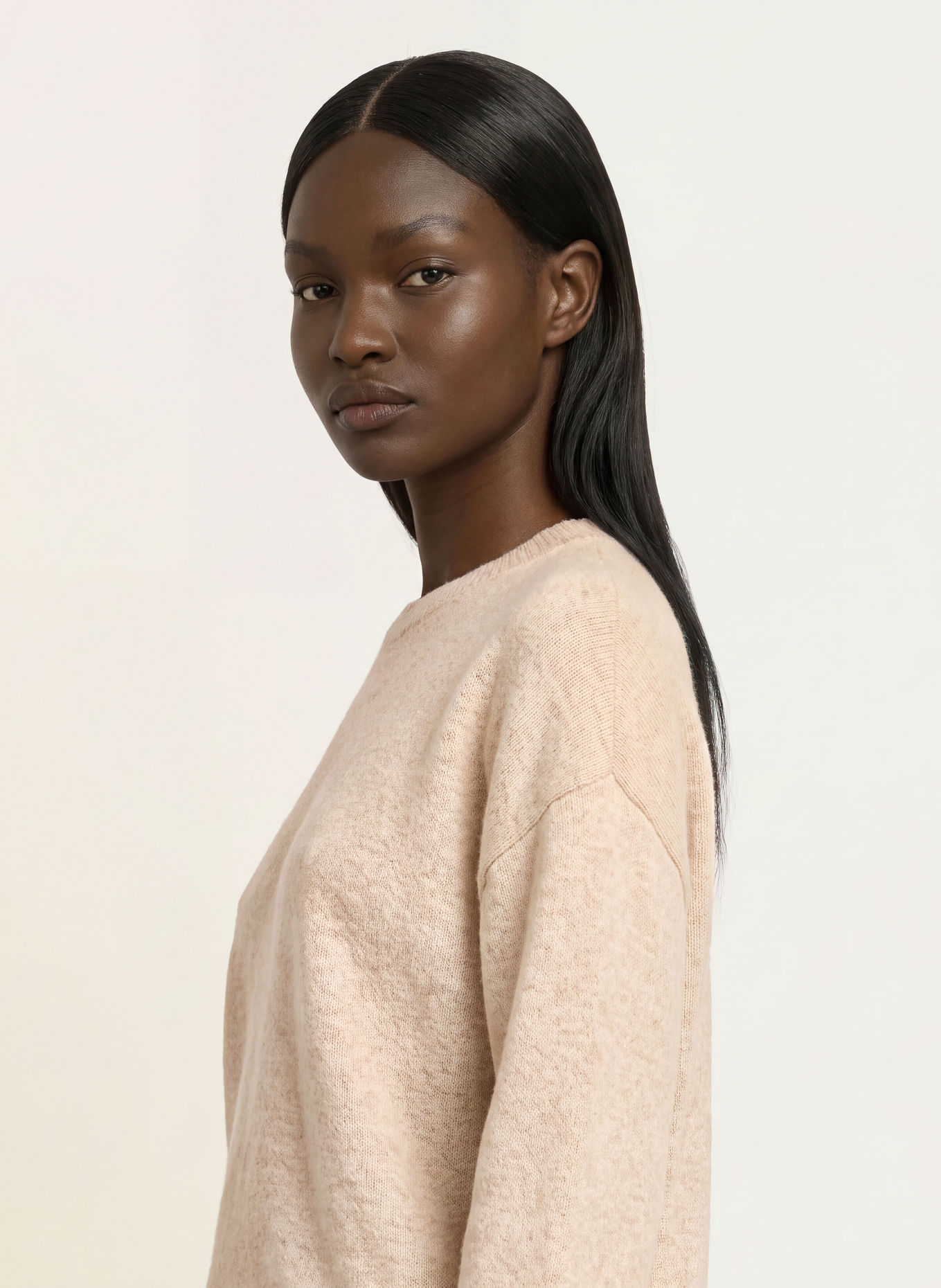 BOSS Kashmir-Pullover FIALKA: LYSEBRUN