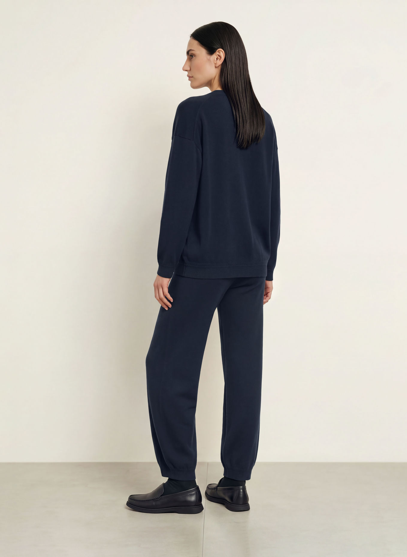 BOSS Strickjacke FALANAS aus Cashmere: DUNKELBLAU