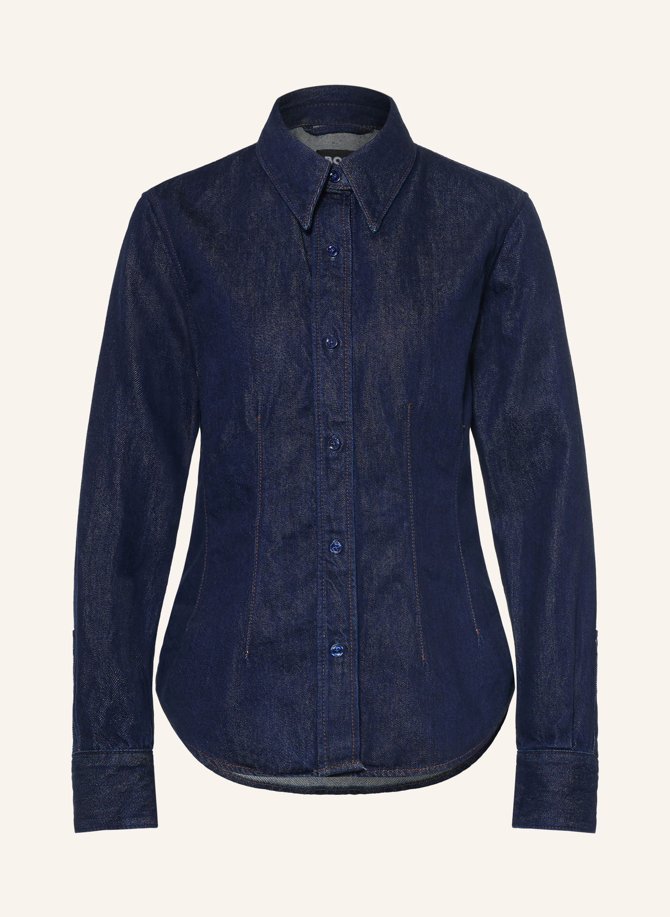 BOSS Denim blouse DENIM SHIRT 7.0: DARK BLUE