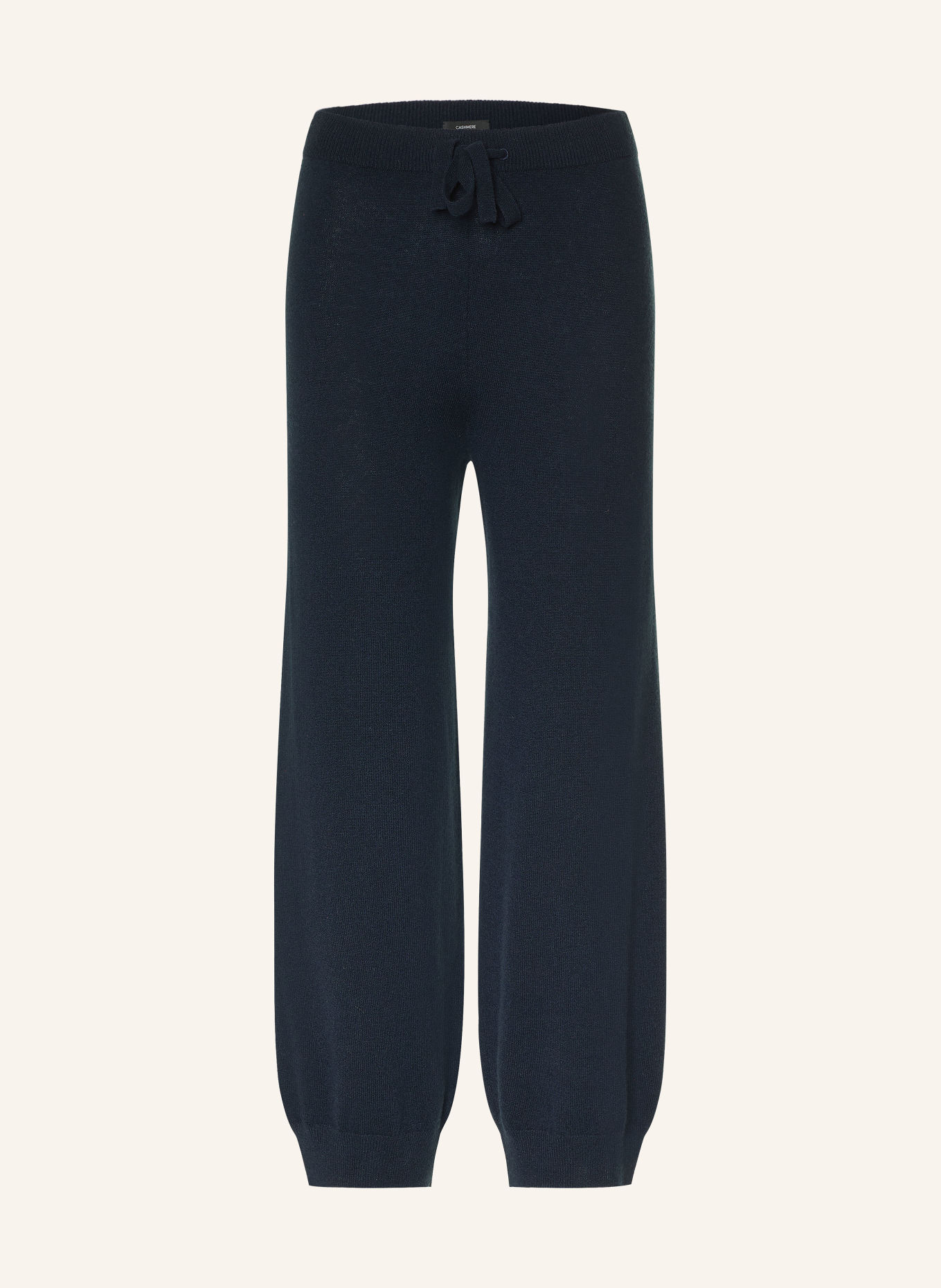 BOSS Strickhose FYLINDRA aus Cashmere: DUNKELBLAU