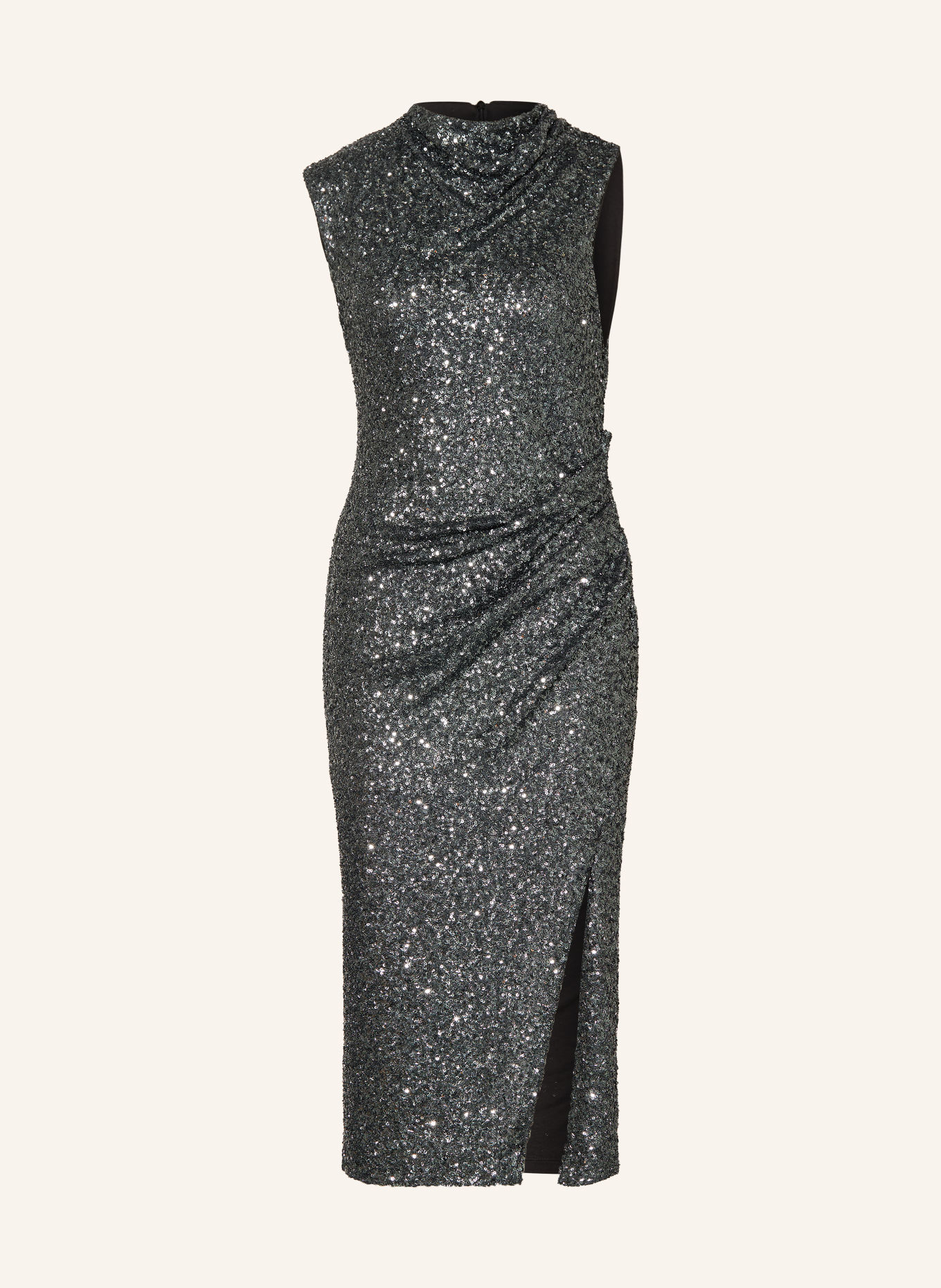 BOSS ENANY cocktail dress with sequins: PLATINUM