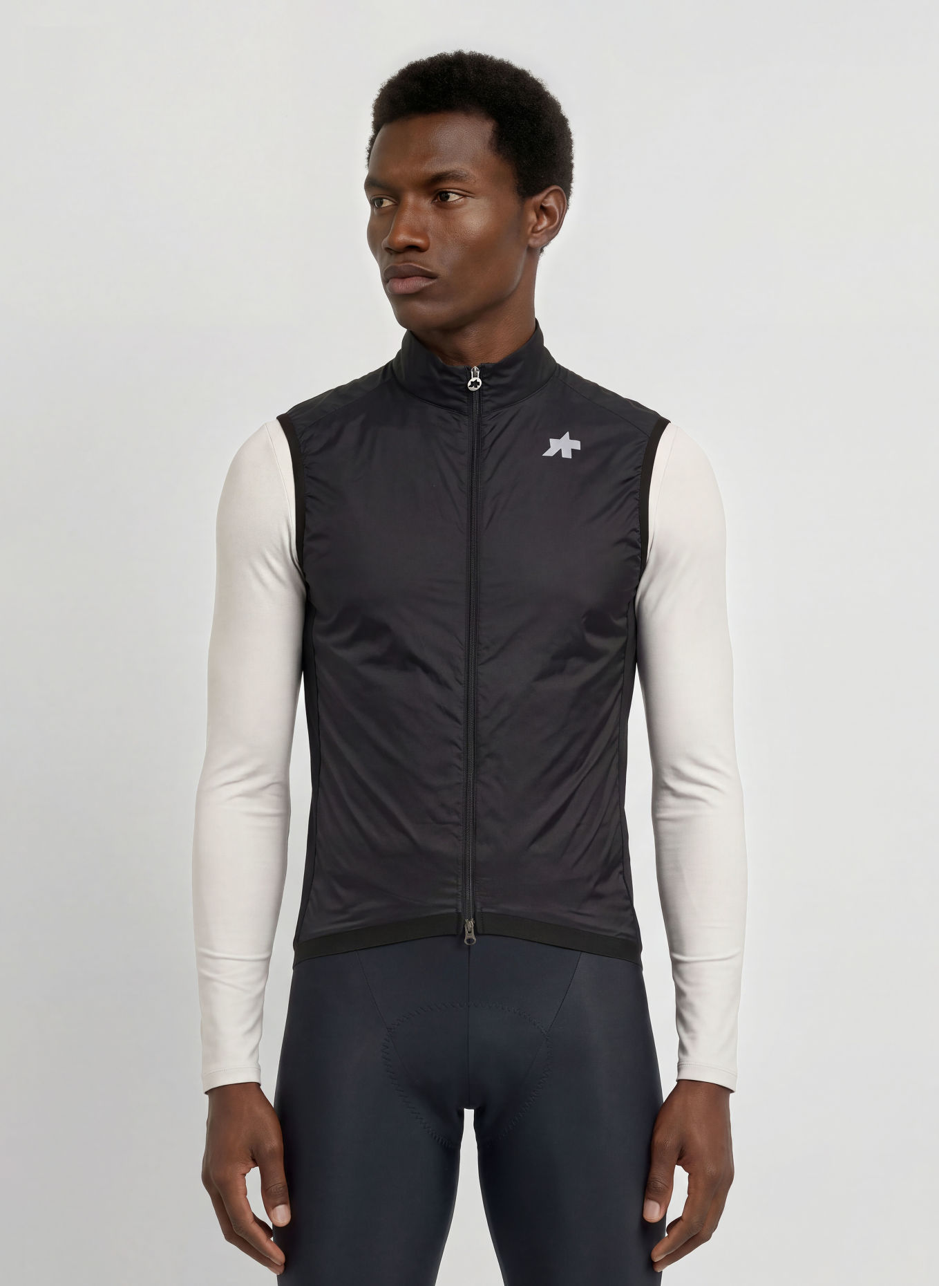 ASSOS Fietsbodywarmer MILLE GT S11: ZWART