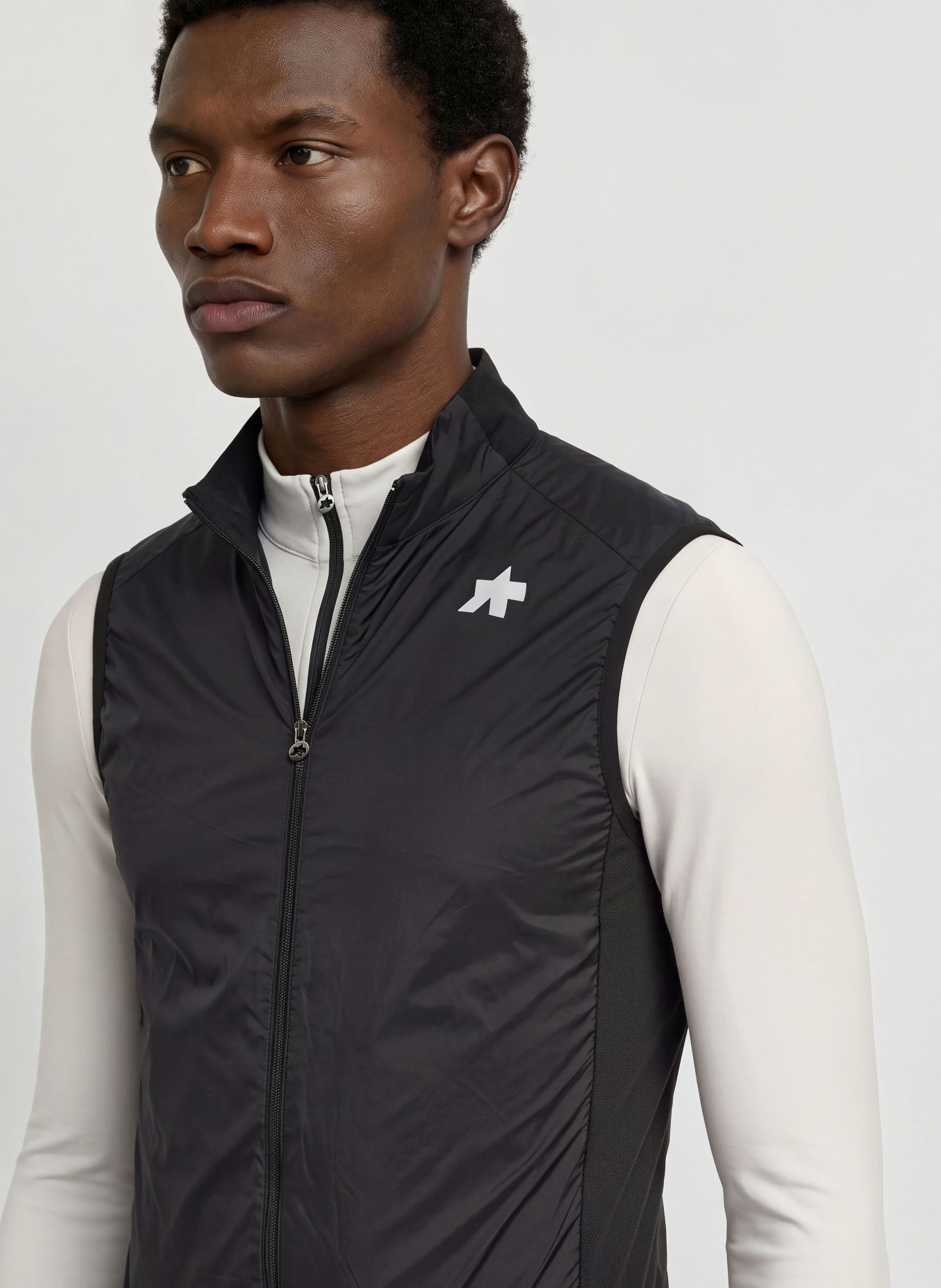 ASSOS Fietsbodywarmer MILLE GT S11: ZWART