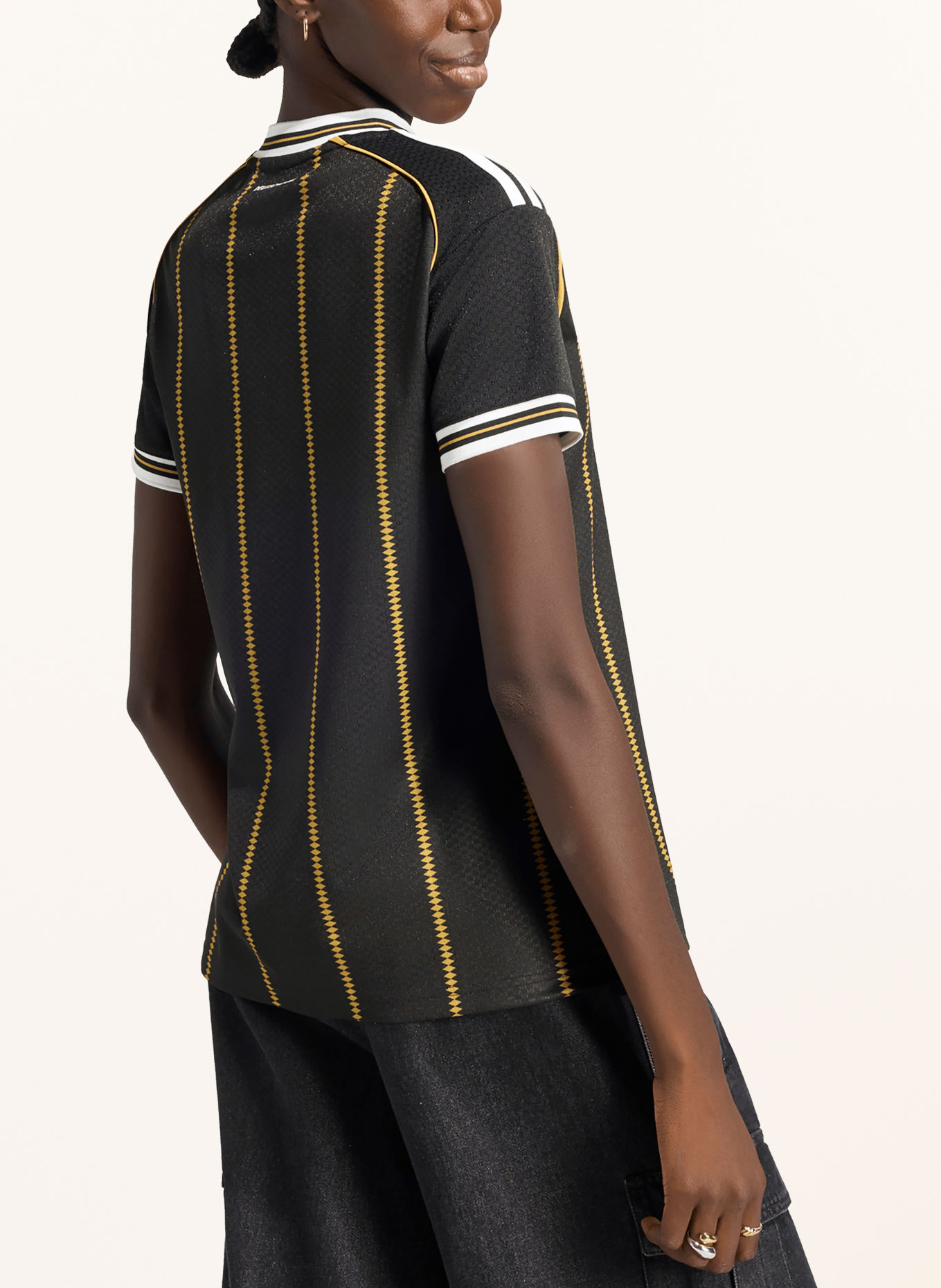 adidas Reserve-shirt DUITSLAND 26: ZWART / COGNAC / WIT